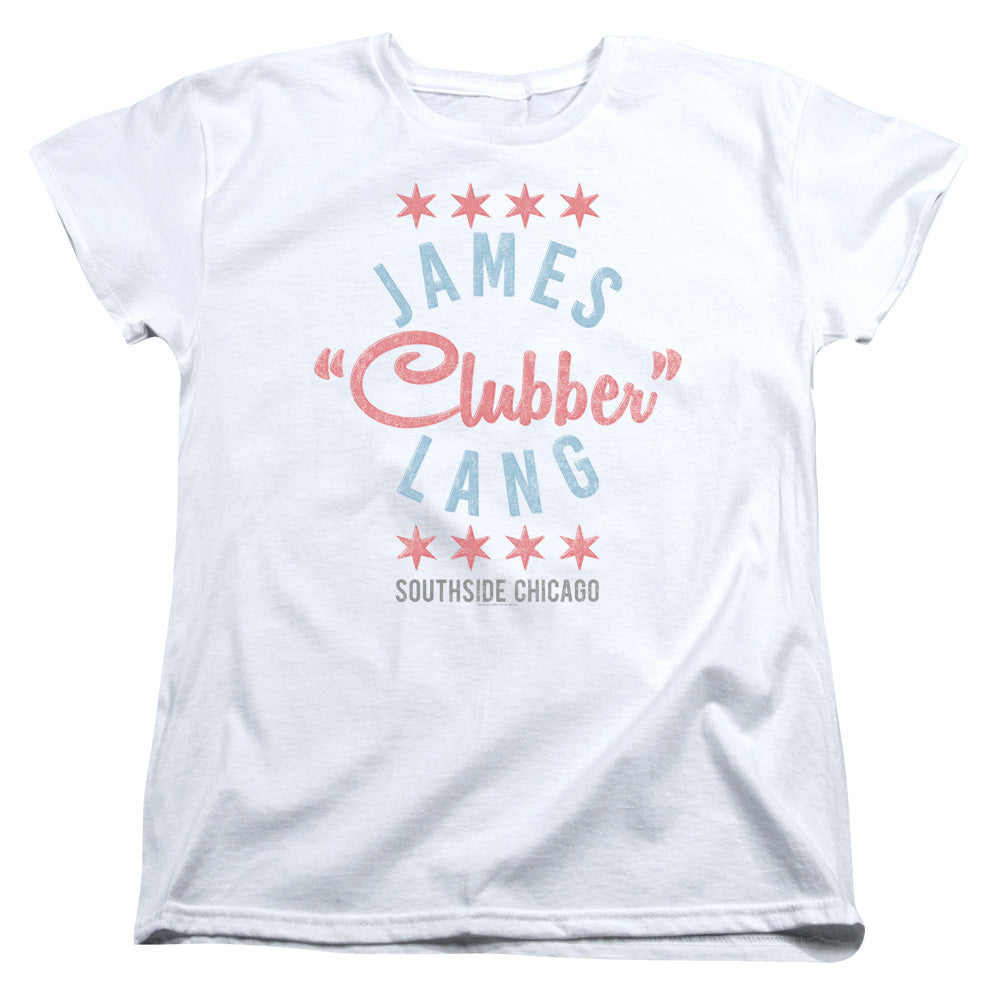 Rocky III Clubber Womens T Shirt White Officially Licensed