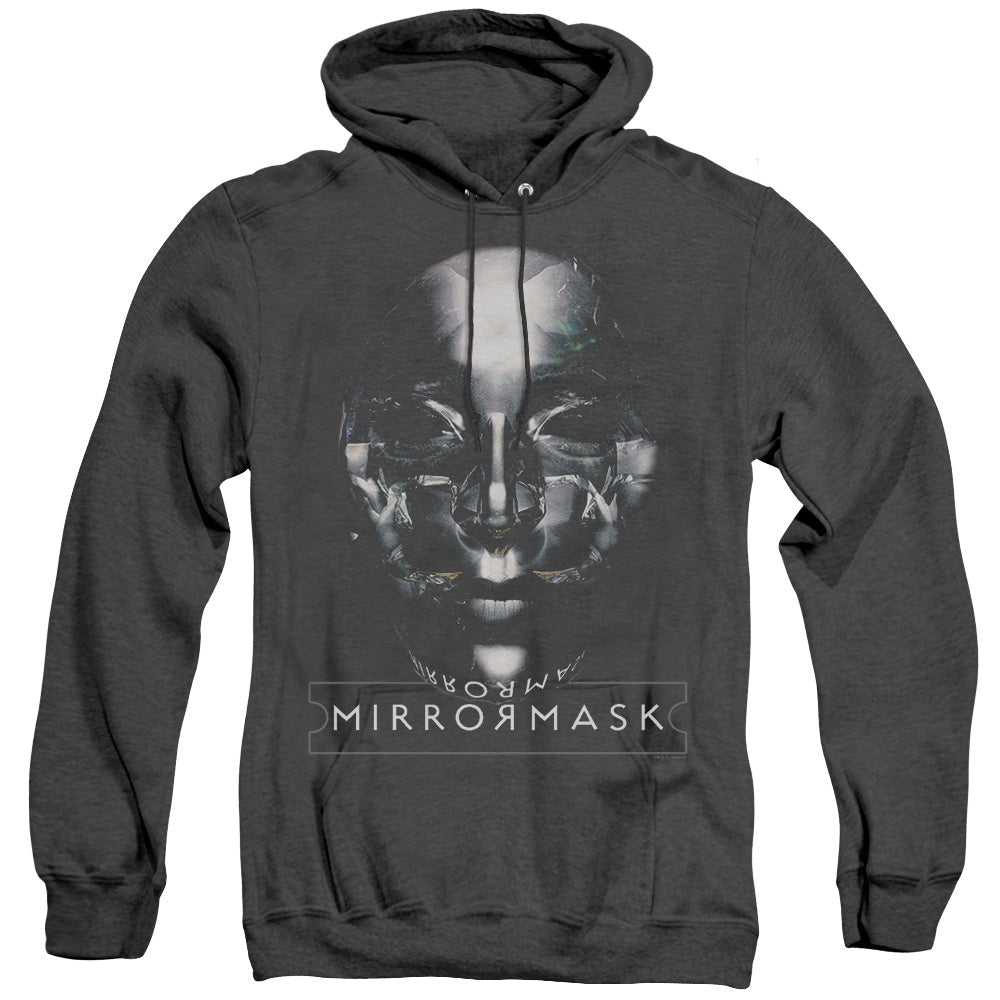 Mirrormask Mask Heather Mens Hoodie Black Officially Licensed