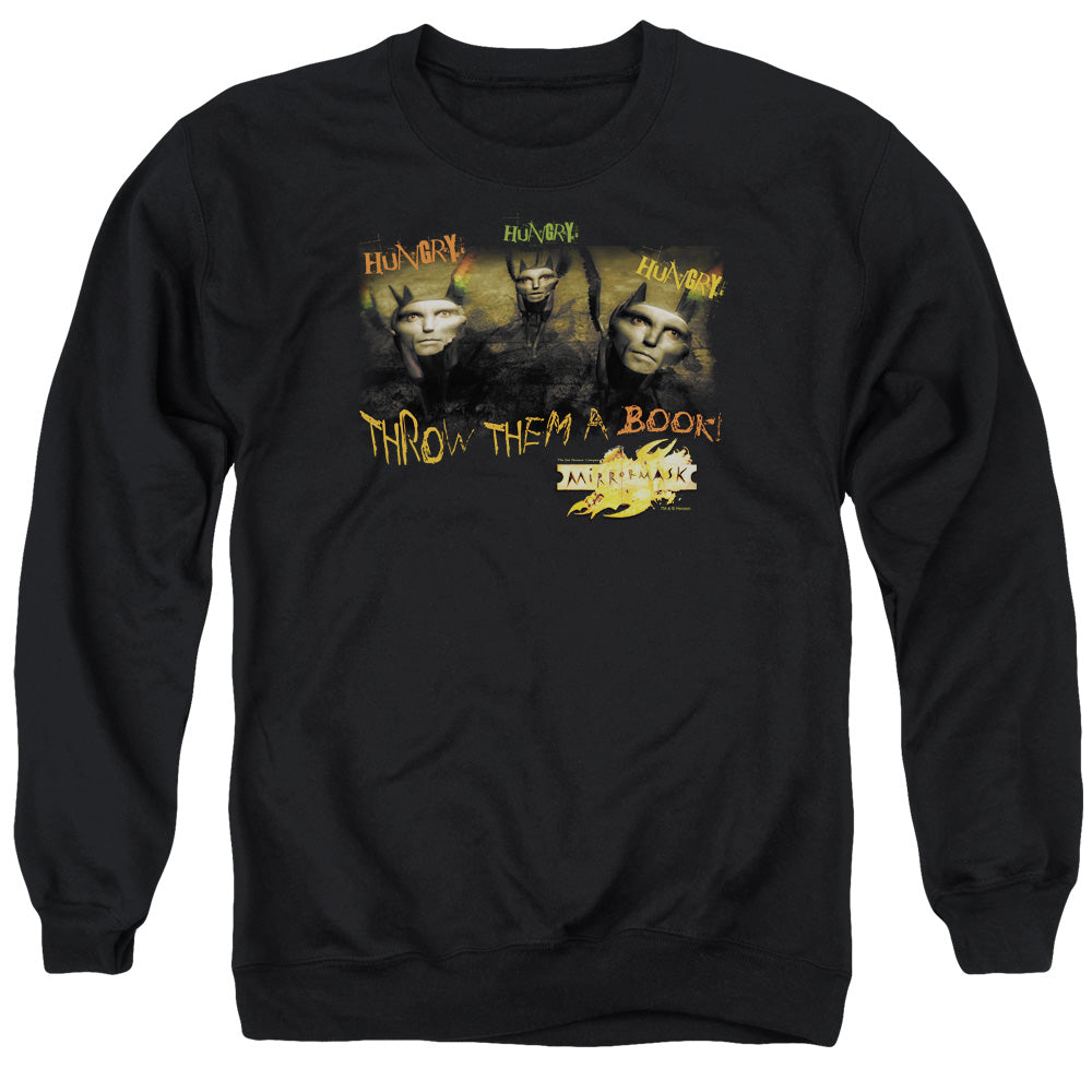 Mirrormask Hungry Mens Crewneck Sweatshirt Black Officially Licensed