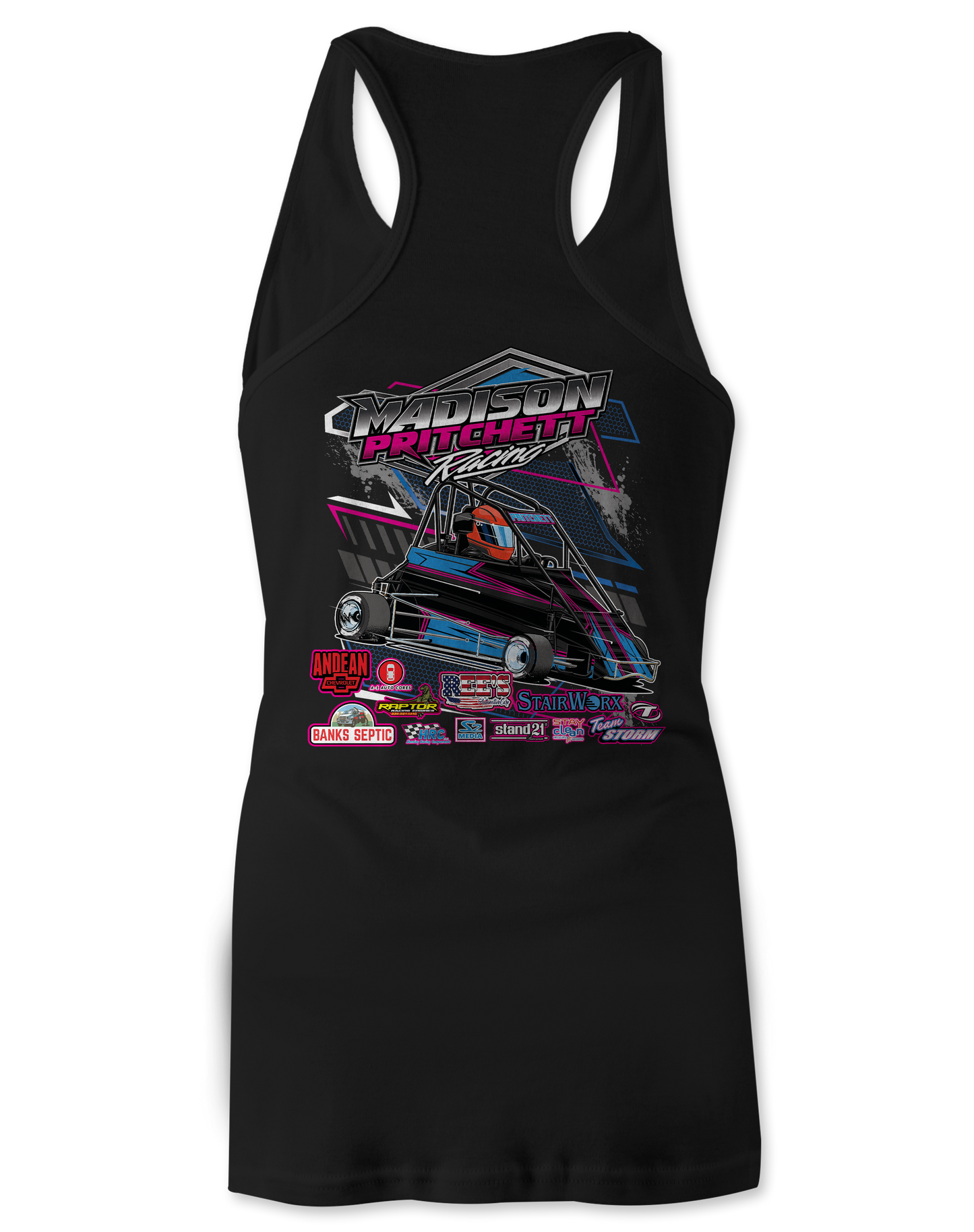 Madison Pritchett Racing 2023 Tank Tops
