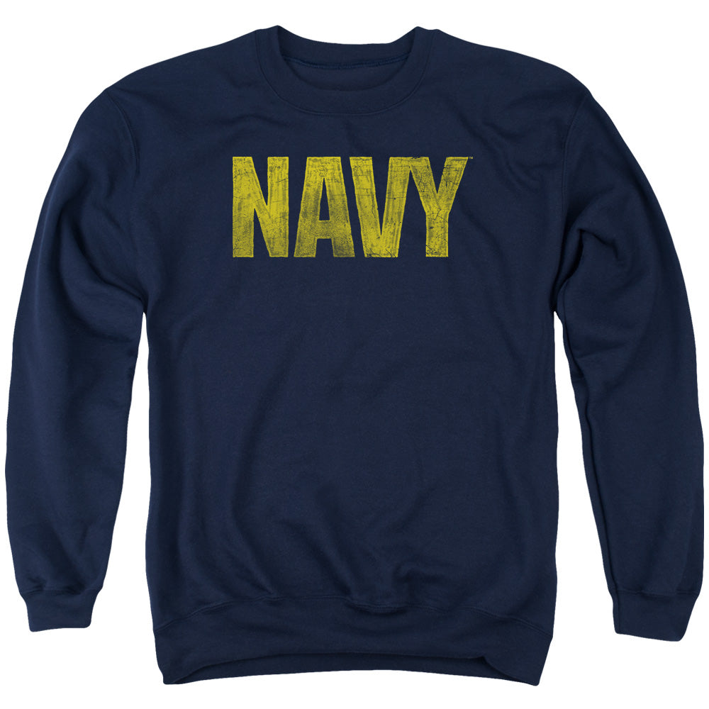 Navy Logo Mens Crewneck Sweatshirt Navy Officially Licensed