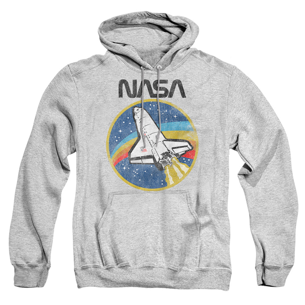 Nasa Shuttle Mens Hoodie Athletic Heather Officially Licensed