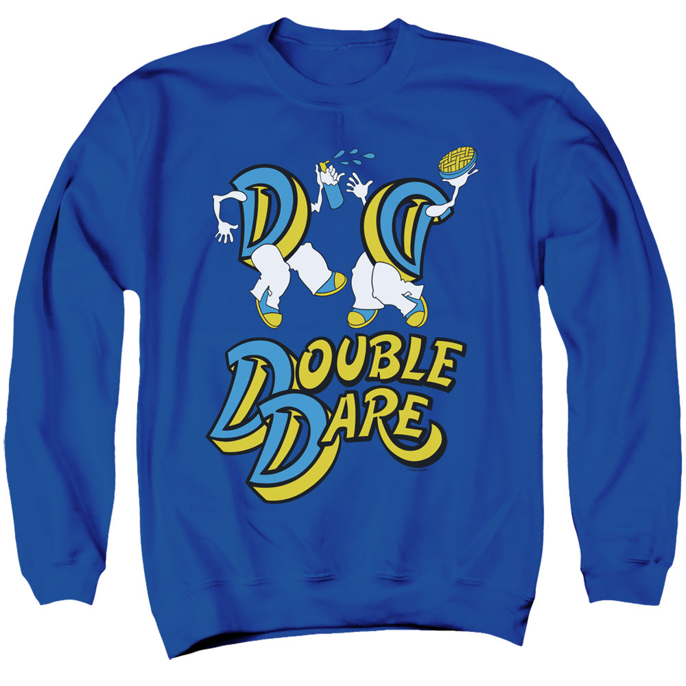 Double Dare Vintage Double Dare Logo Mens Crewneck Sweatshirt Royal
