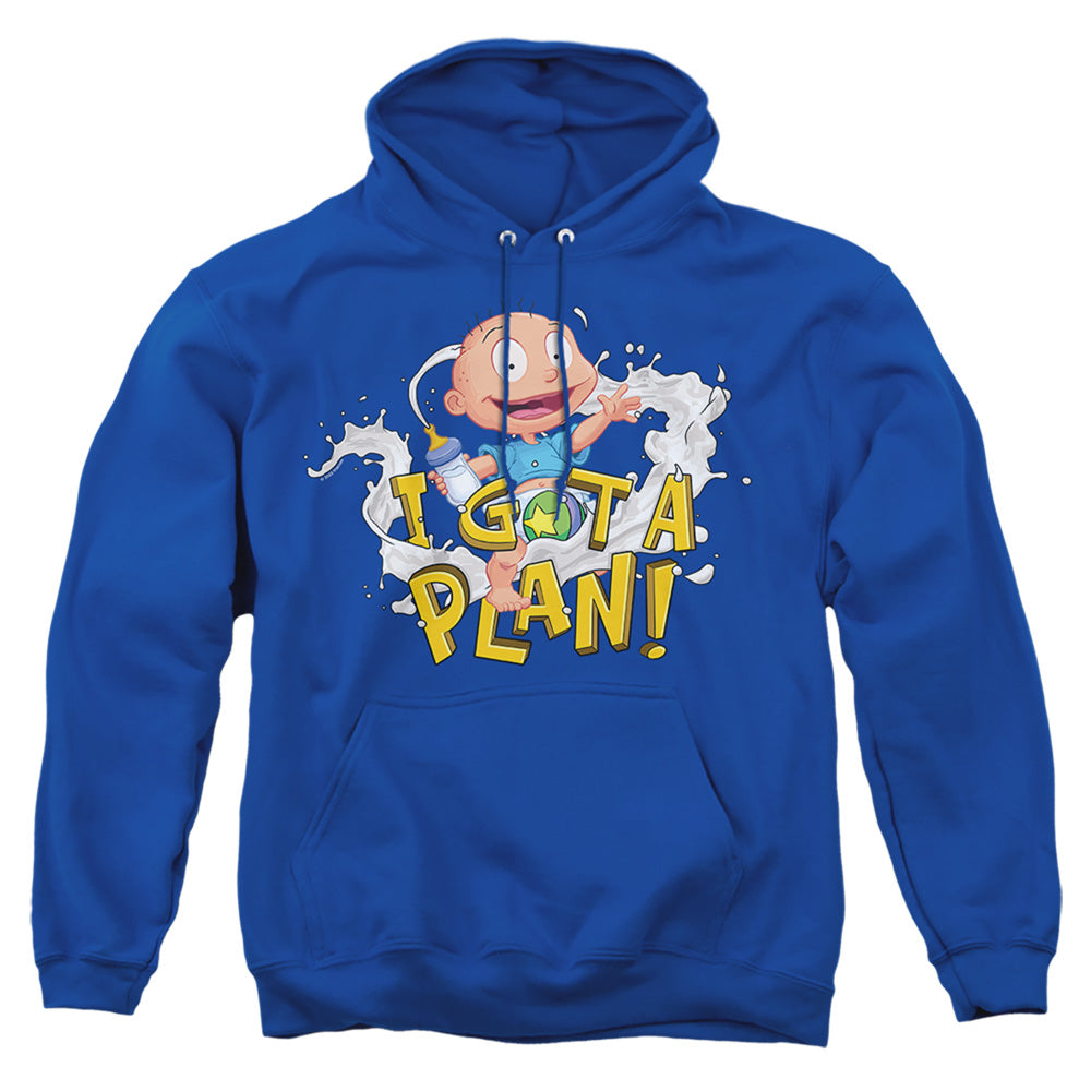 Rugrats Tommy Pickles Has A Plan Mens Hoodie Royal Blue