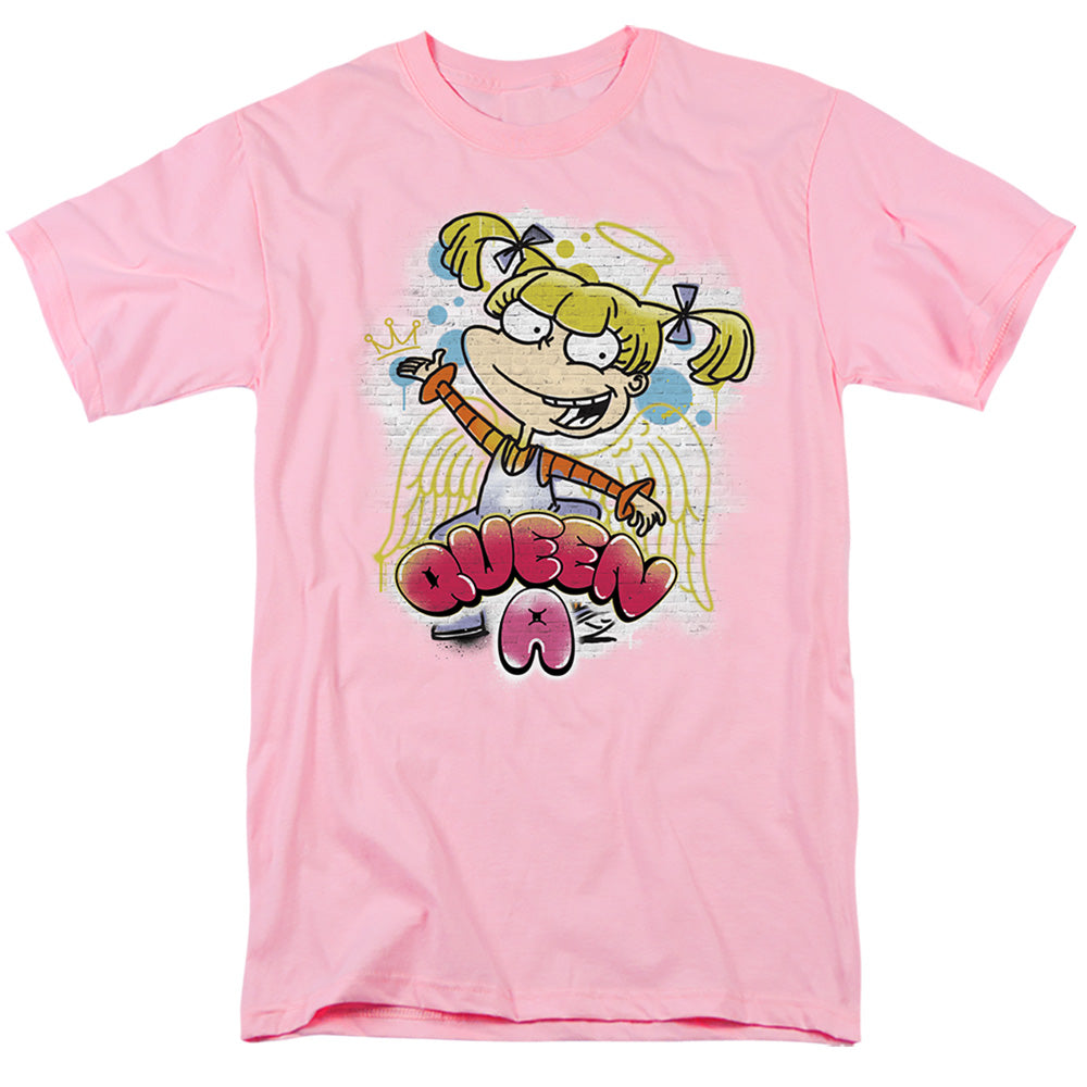 Rugrats Queen A For Angelica Mens T Shirt Pink
