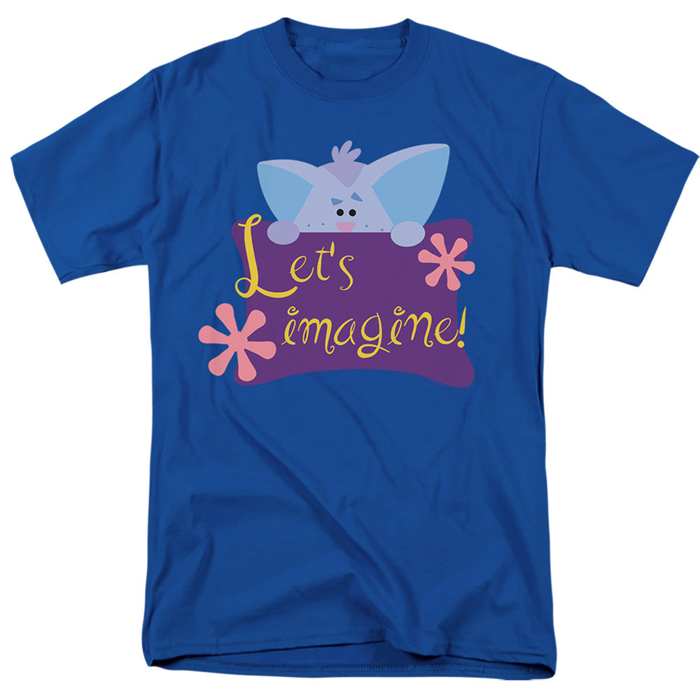 BlueÕS Clues (Classic) LetÕS Imagine! Mens T Shirt Royal Officially Licensed