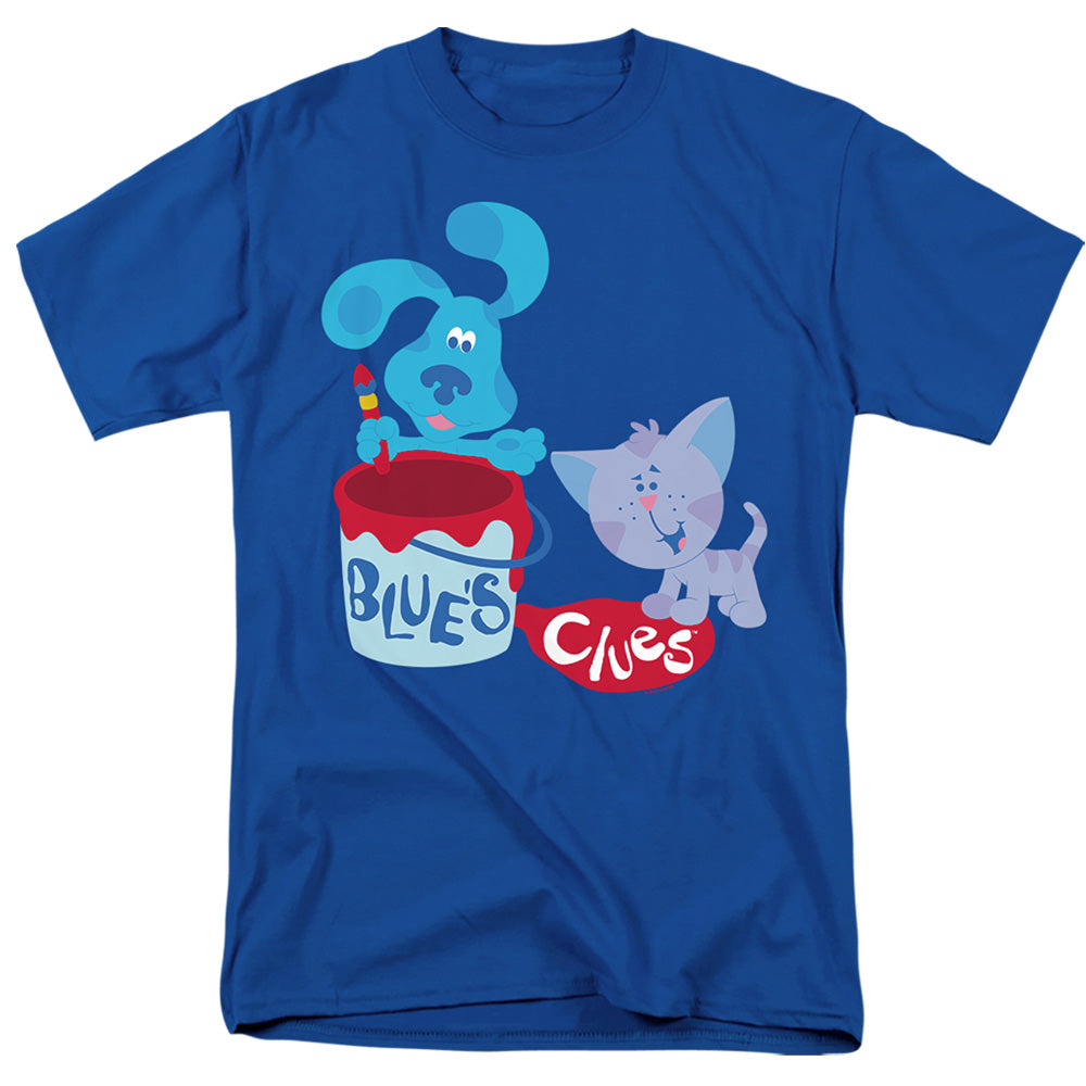 BlueÕS Clues (Classic) Paint It! Mens T Shirt Royal Officially Licensed