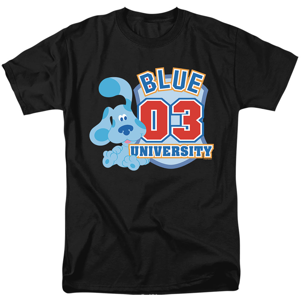 BlueÕS Clues (Classic) University Mens T Shirt Black Officially Licensed