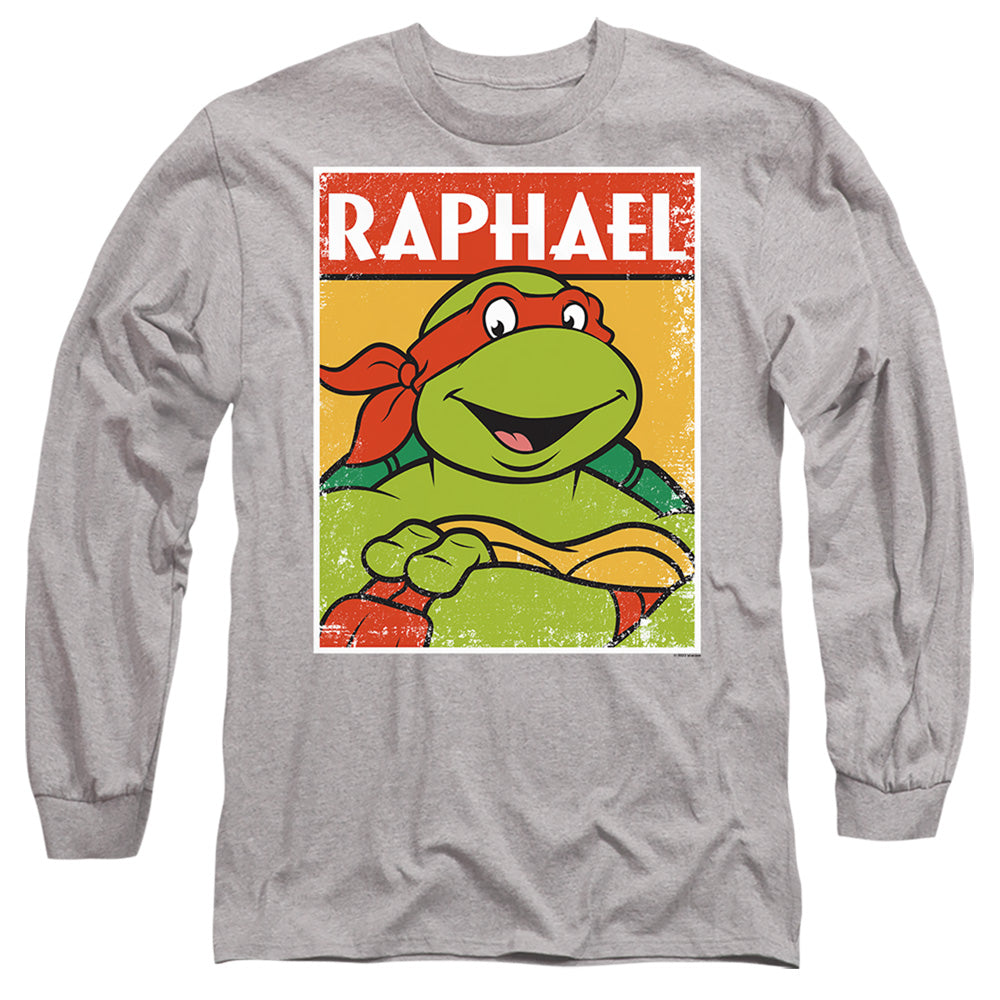 Tmnt Tmnt Raph Mens Long Sleeve Shirt Athletic Heather Officially Licensed