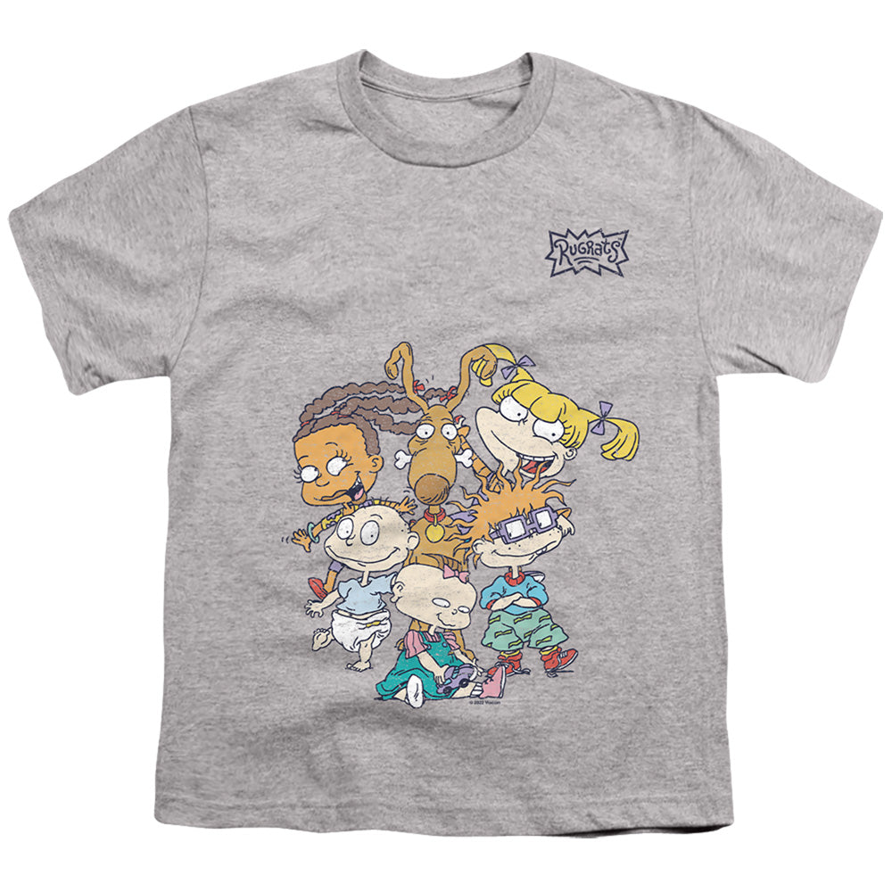 Rugrats Simple Lines Kids Youth T Shirt Athletic Heather Officially Licensed