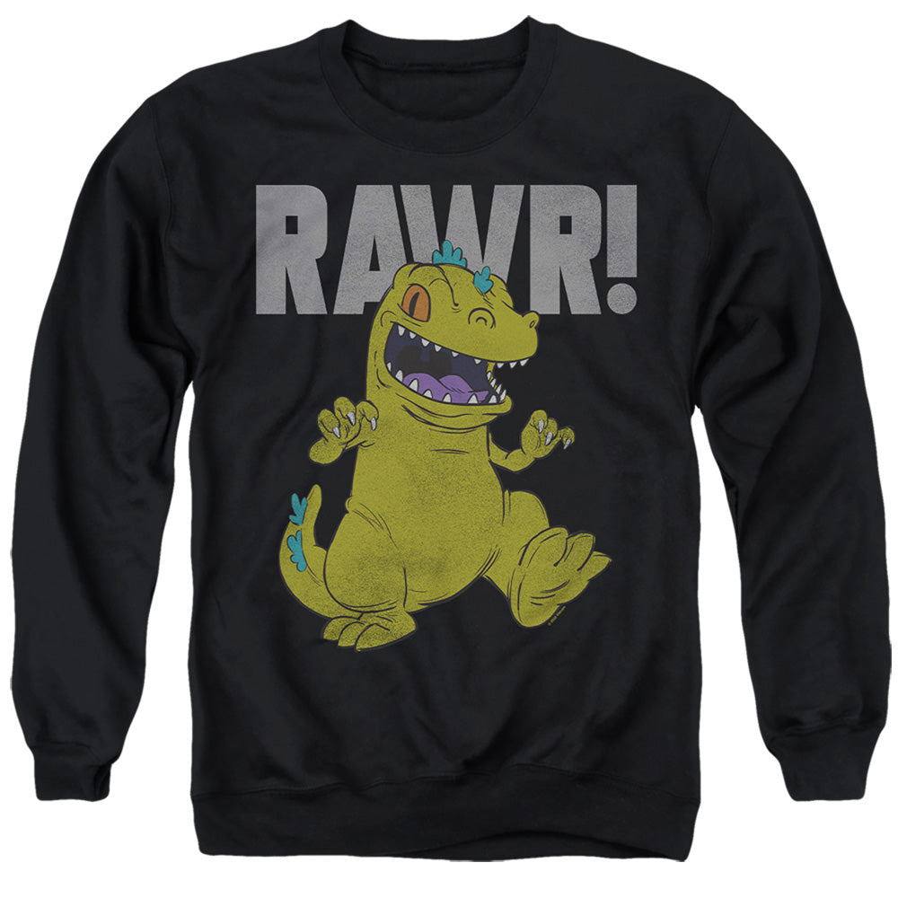 Rugrats Reptar Mens Crewneck Sweatshirt Black Officially Licensed