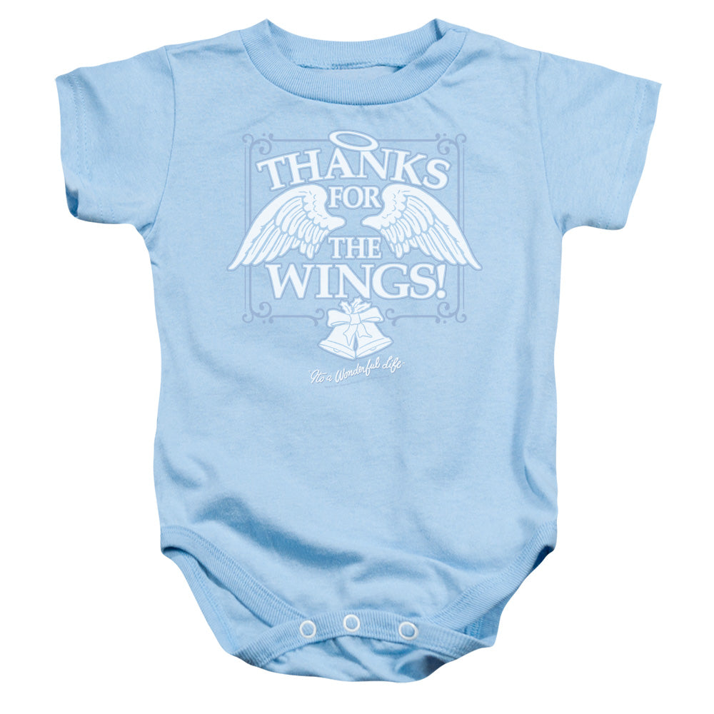 Its A Wonderful Life Dear George Infant Baby Snapsuit Light Blue Officially Licensed
