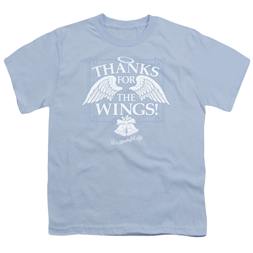 Its A Wonderful Life Dear George Kids Youth T Shirt Light Blue Officially Licensed
