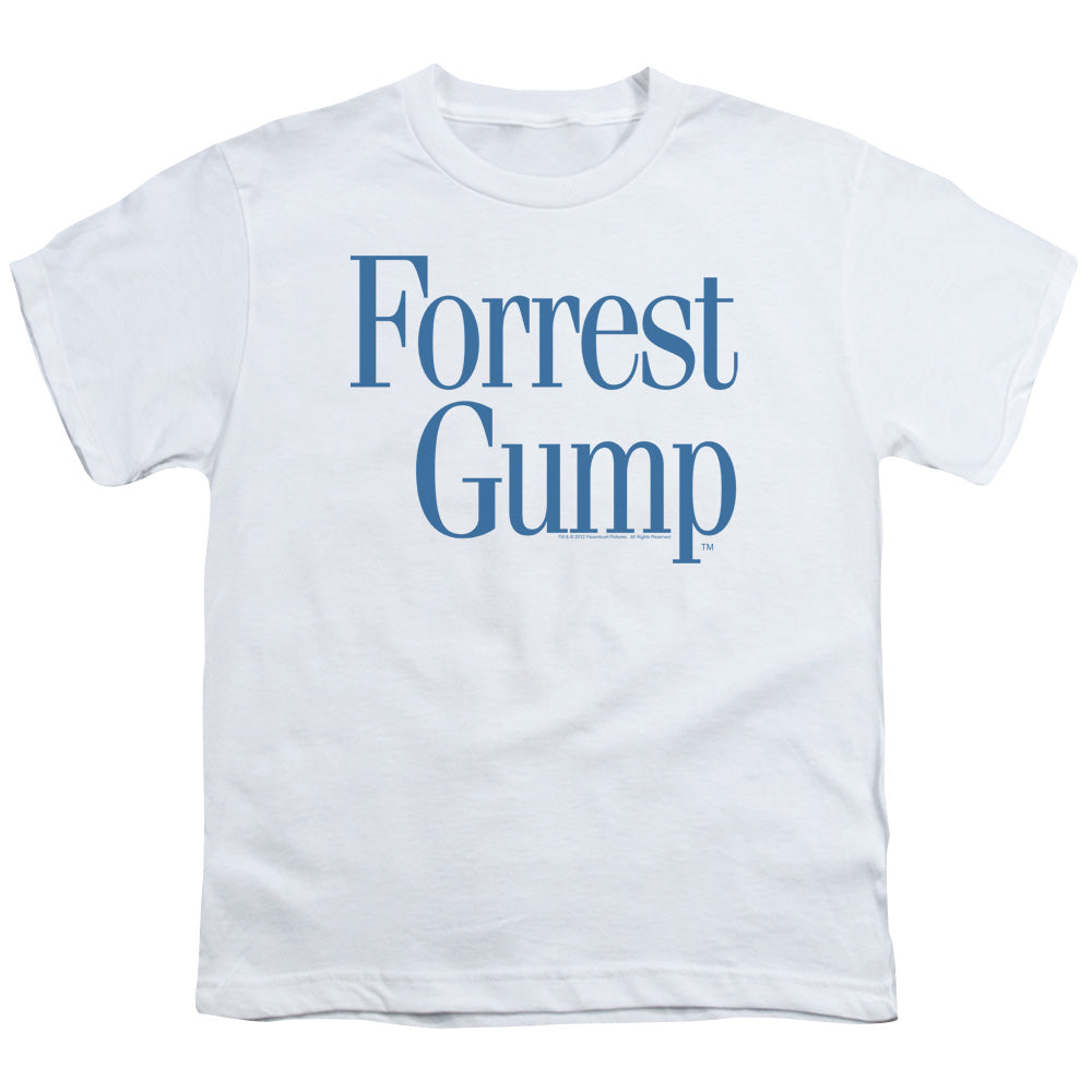 Forrest Gump Logo Kids Youth T Shirt White Officially Licensed