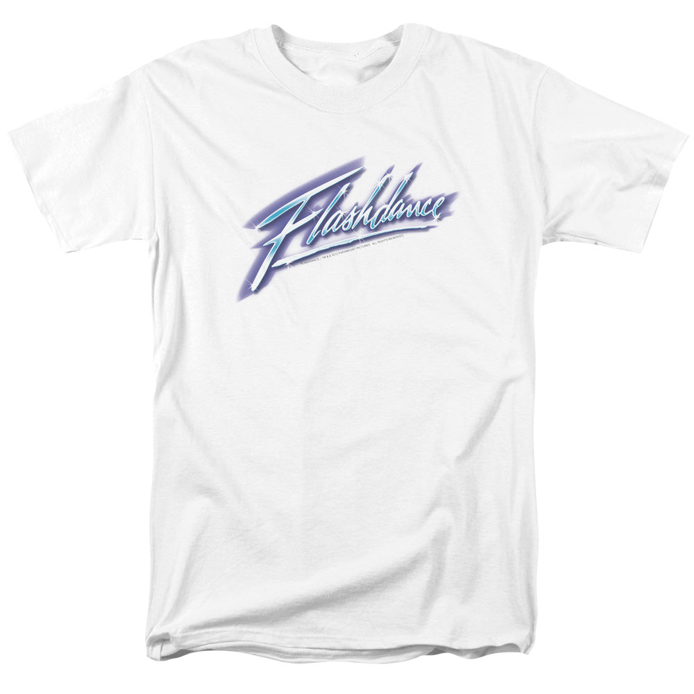 Flashdance Logo Mens T Shirt White Officially Licensed