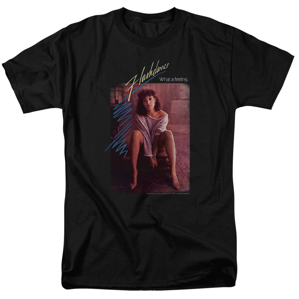 Flashdance Title Mens T Shirt Black Officially Licensed