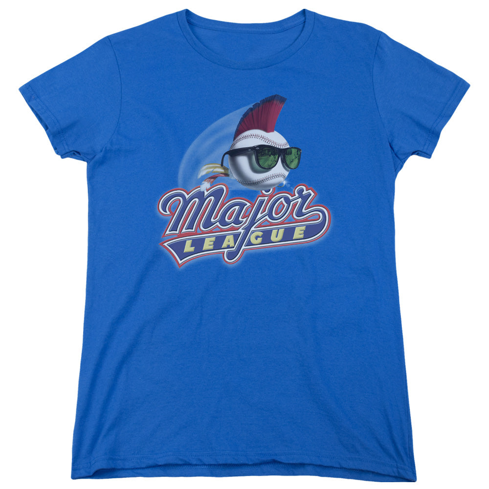 Major League Title Womens T Shirt Royal Blue Officially Licensed