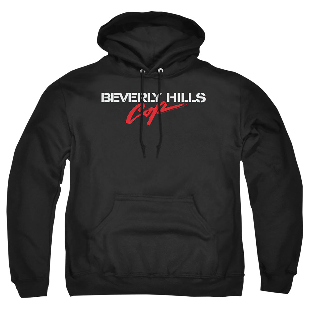 Beverly Hills Cop Logo Mens Hoodie Black Officially Licensed