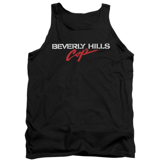 Beverly Hills Cop Logo Mens Tank Top Shirt Black Officially Licensed