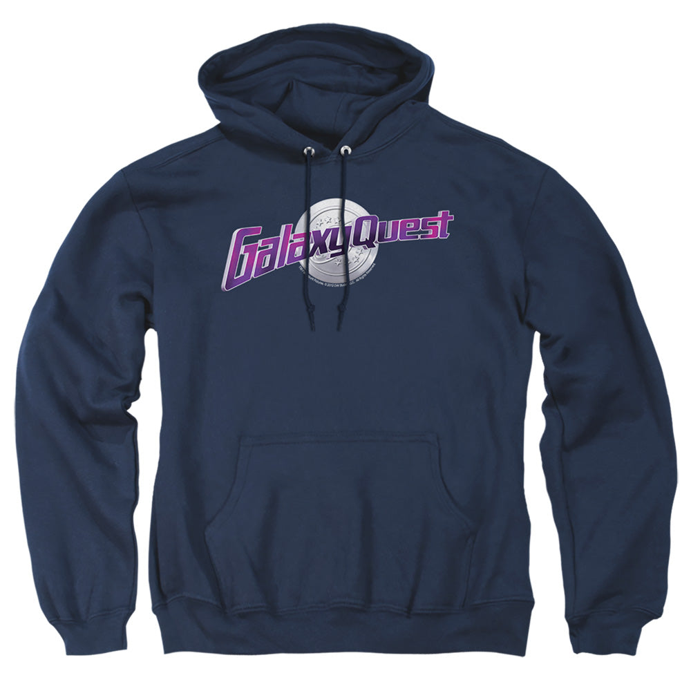 Galaxy Quest Logo Mens Hoodie Navy Officially Licensed