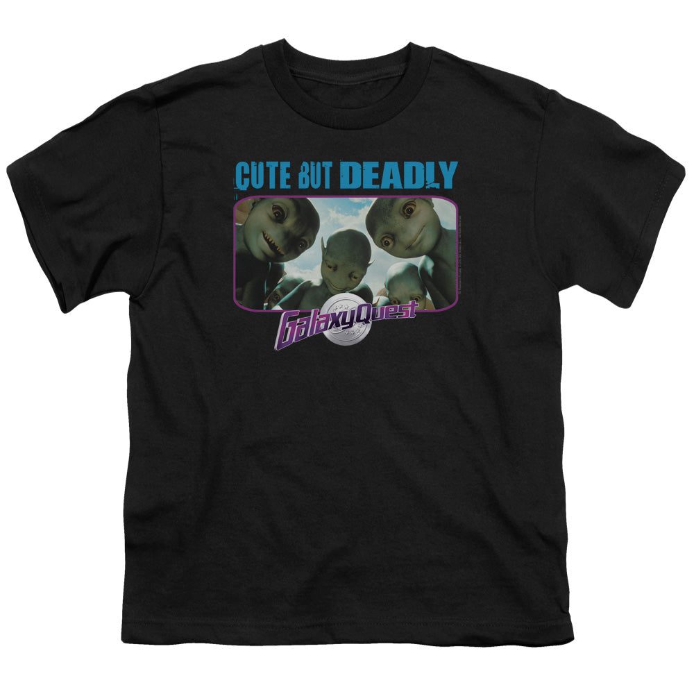 Galaxy Quest Cute But Deadly Kids Youth T Shirt Black Officially Licensed