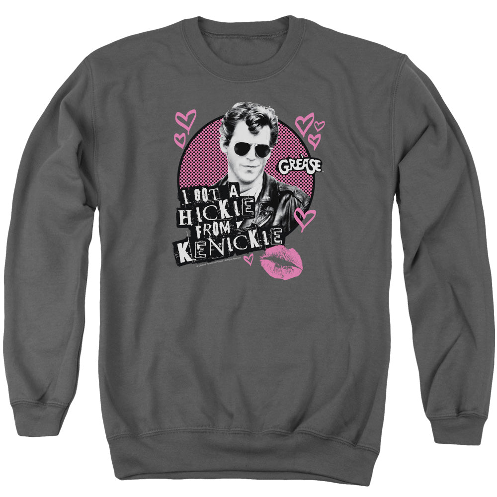 Grease Kenickie Mens Crewneck Sweatshirt Charcoal Officially Licensed