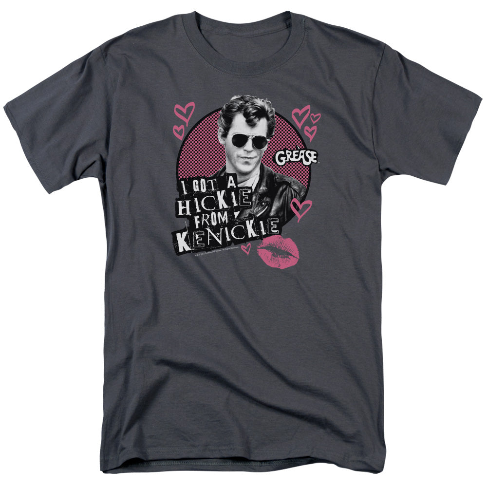 Grease Kenickie Mens T Shirt Charcoal Officially Licensed
