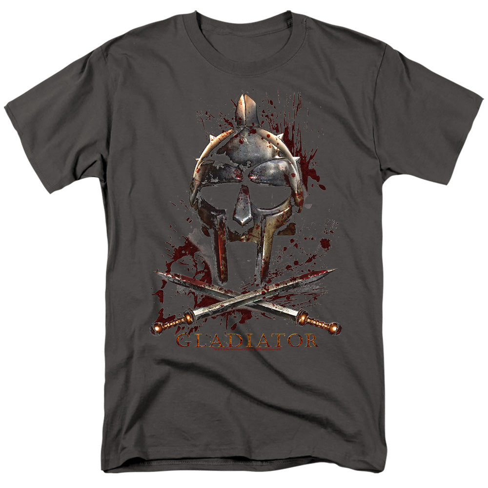 Gladiator Helmet Mens T Shirt Black Officially Licensed