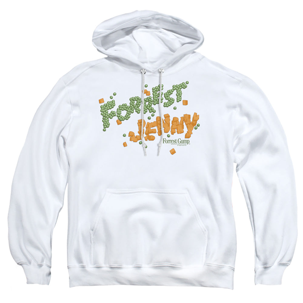 Forrest Gump Peas And Carrots Mens Hoodie White Officially Licensed