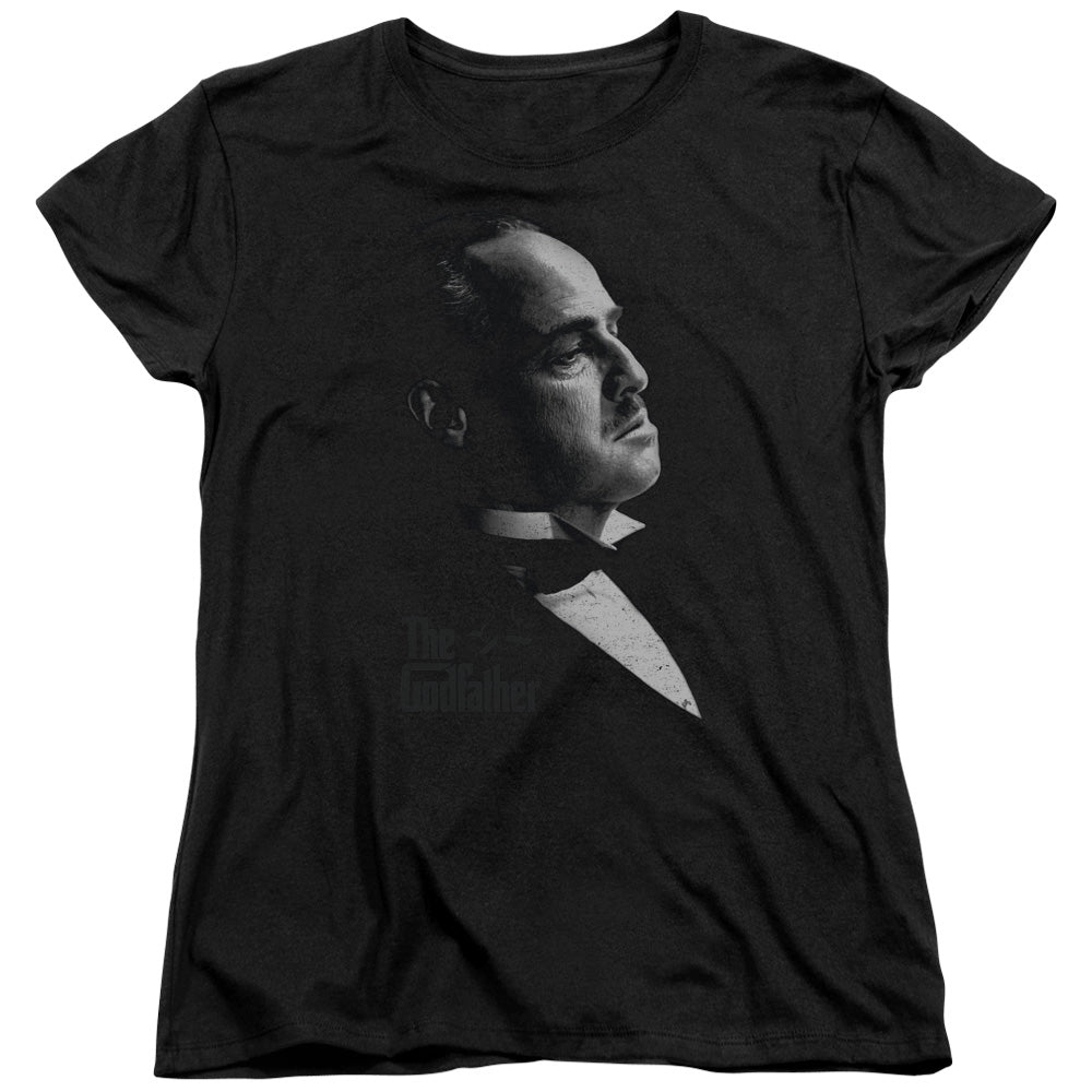 The Godfather Graphic Vito Womens T Shirt Black Officially Licensed