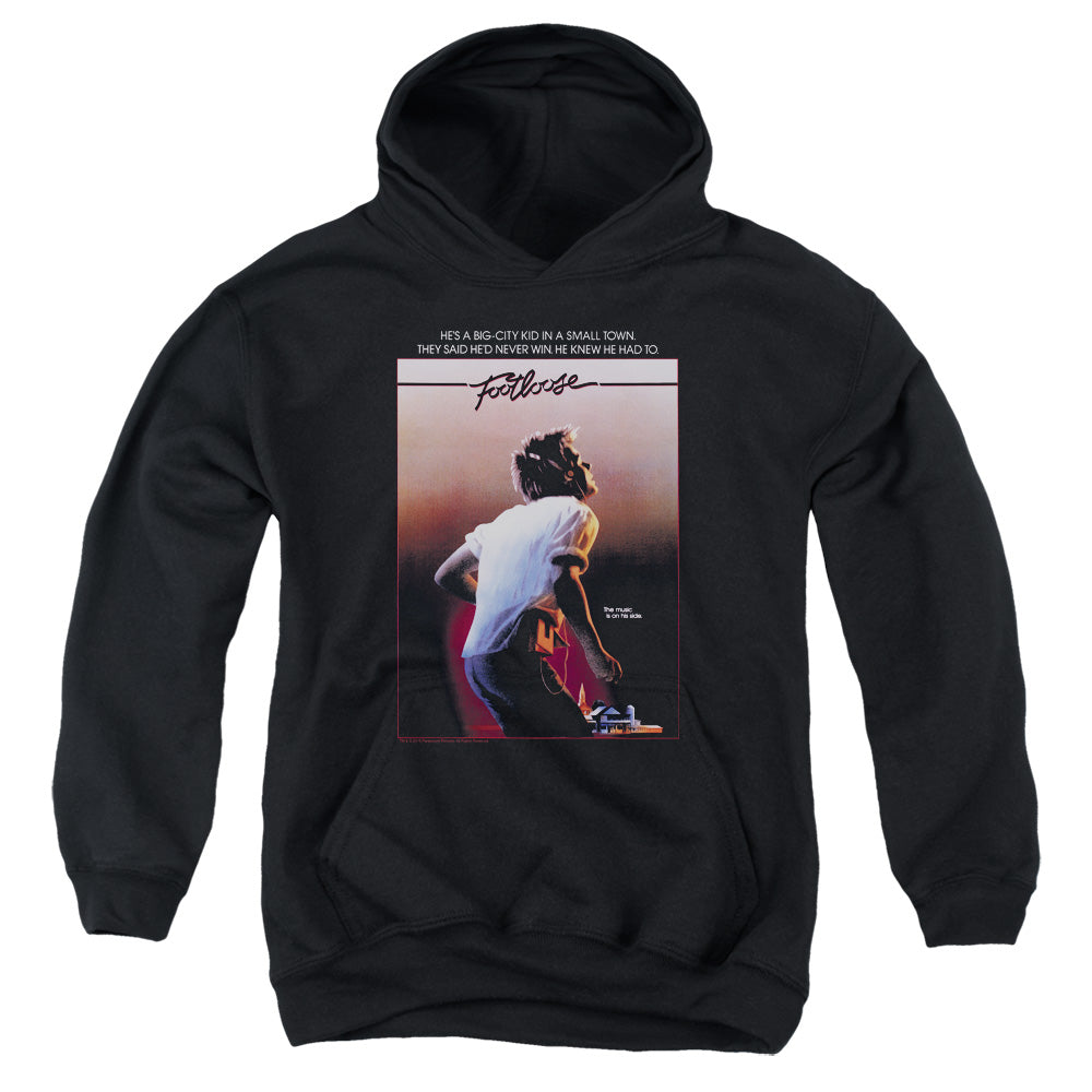 Footloose Poster Kids Youth Hoodie Black Officially Licensed