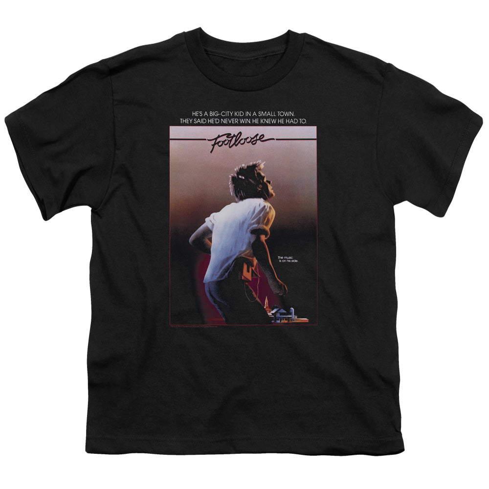 Footloose Poster Kids Youth T Shirt Black Officially Licensed