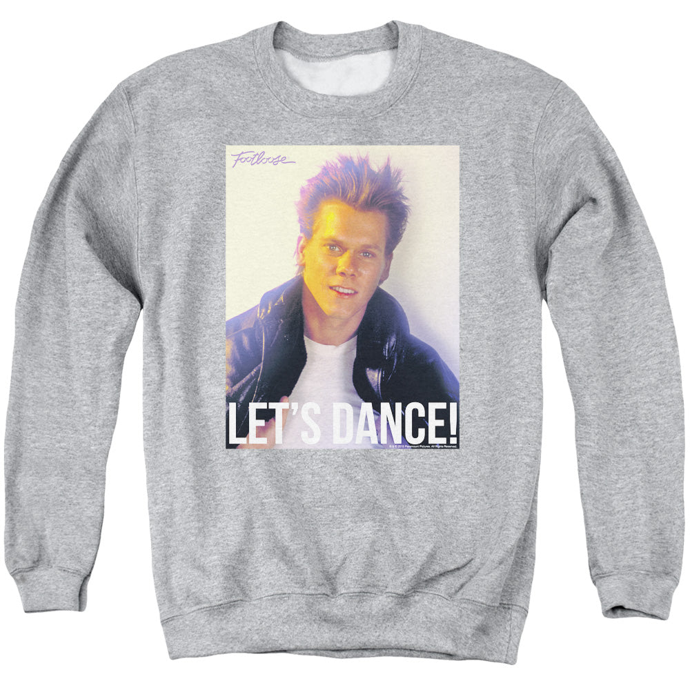 Footloose Lets Dance Mens Crewneck Sweatshirt Athletic Heather