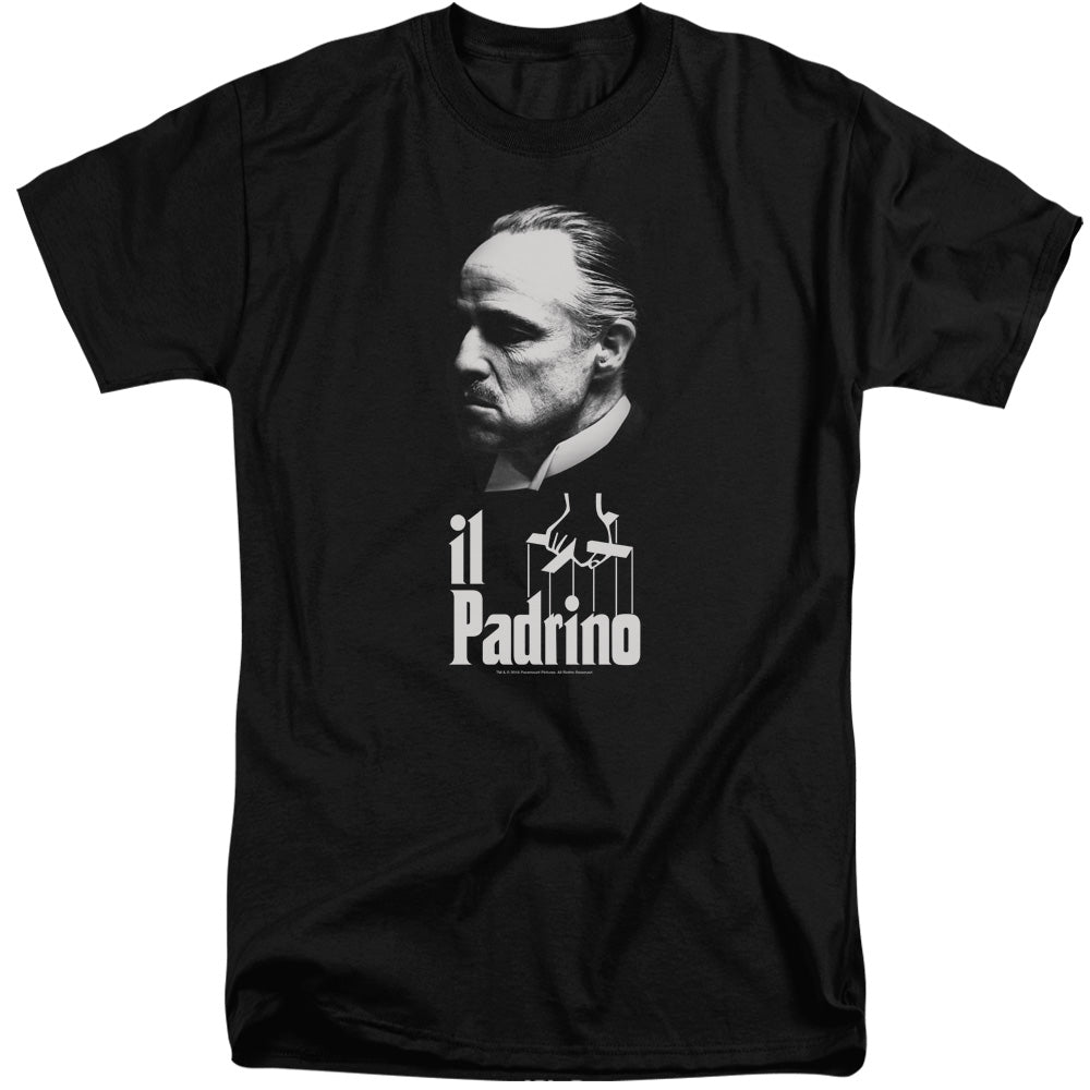 The Godfather II Padrino Mens Tall T Shirt Black Officially Licensed