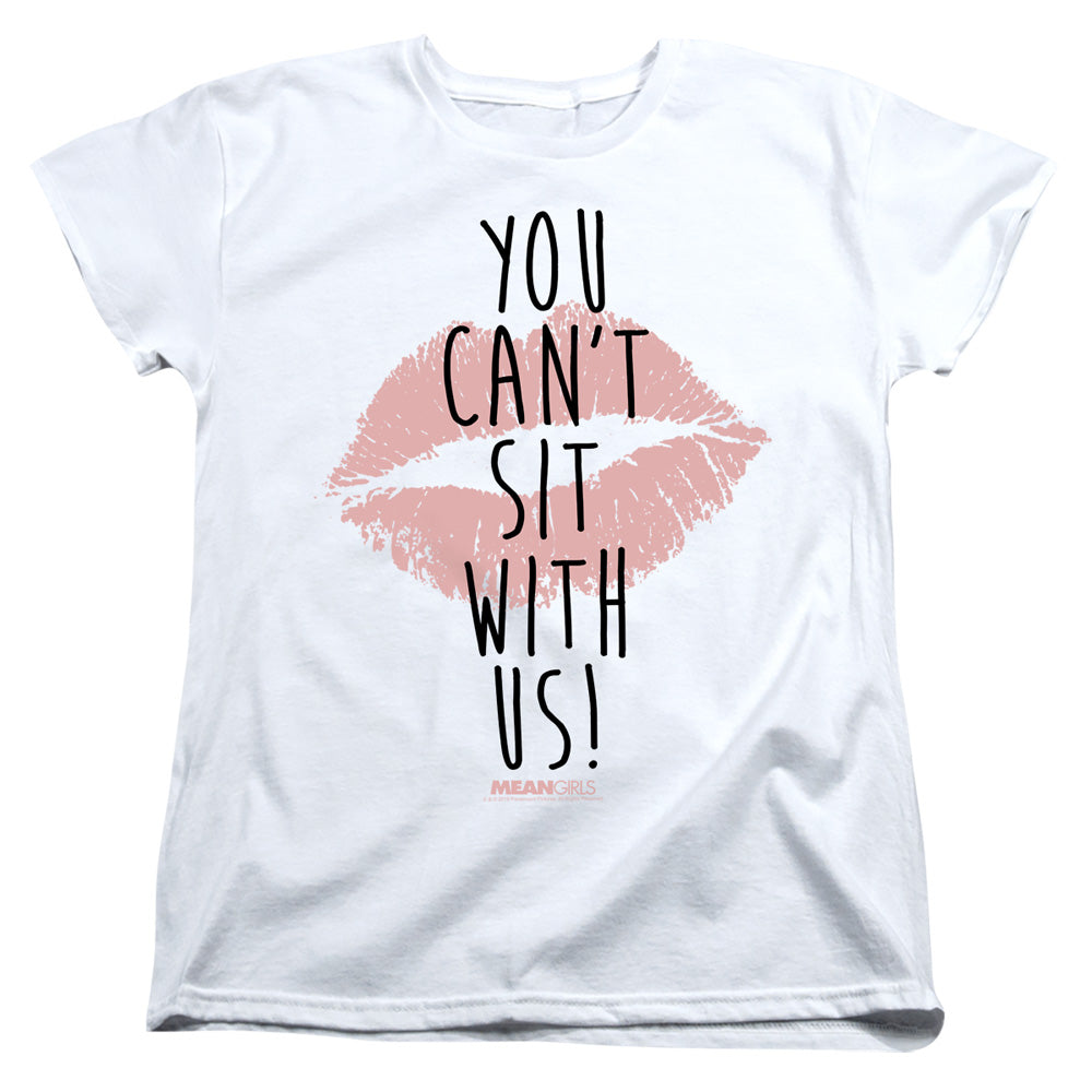 Mean Girls You Cant Sit With Us Womens T Shirt White Officially Licensed