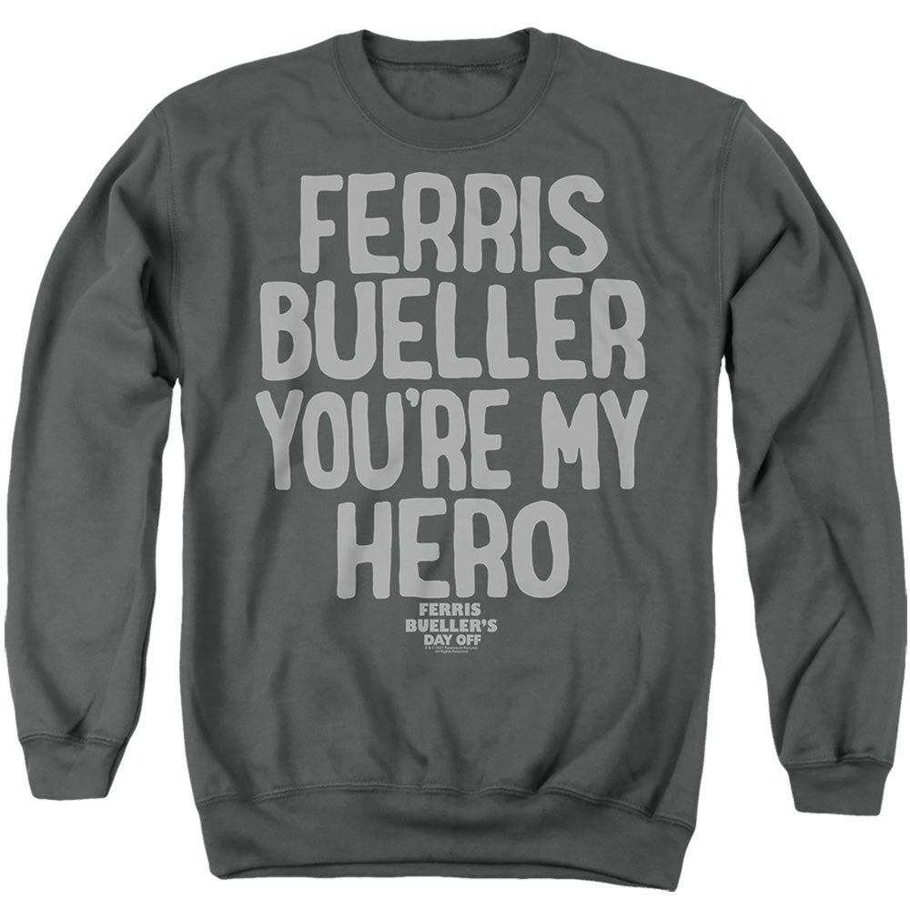 Ferris Bueller The Bromance Mens Crewneck Sweatshirt Charcoal