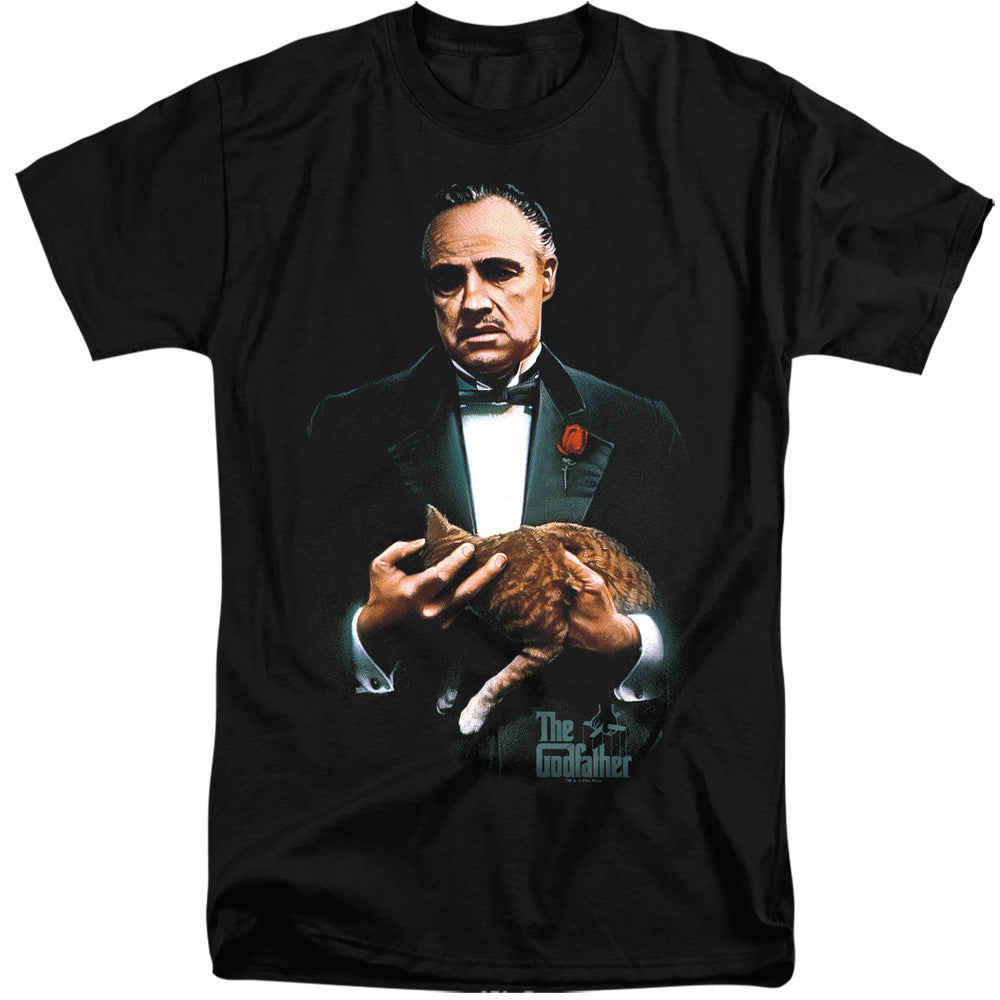Godfather Painted Poster Mens Tall T Shirt Black Officially Licensed