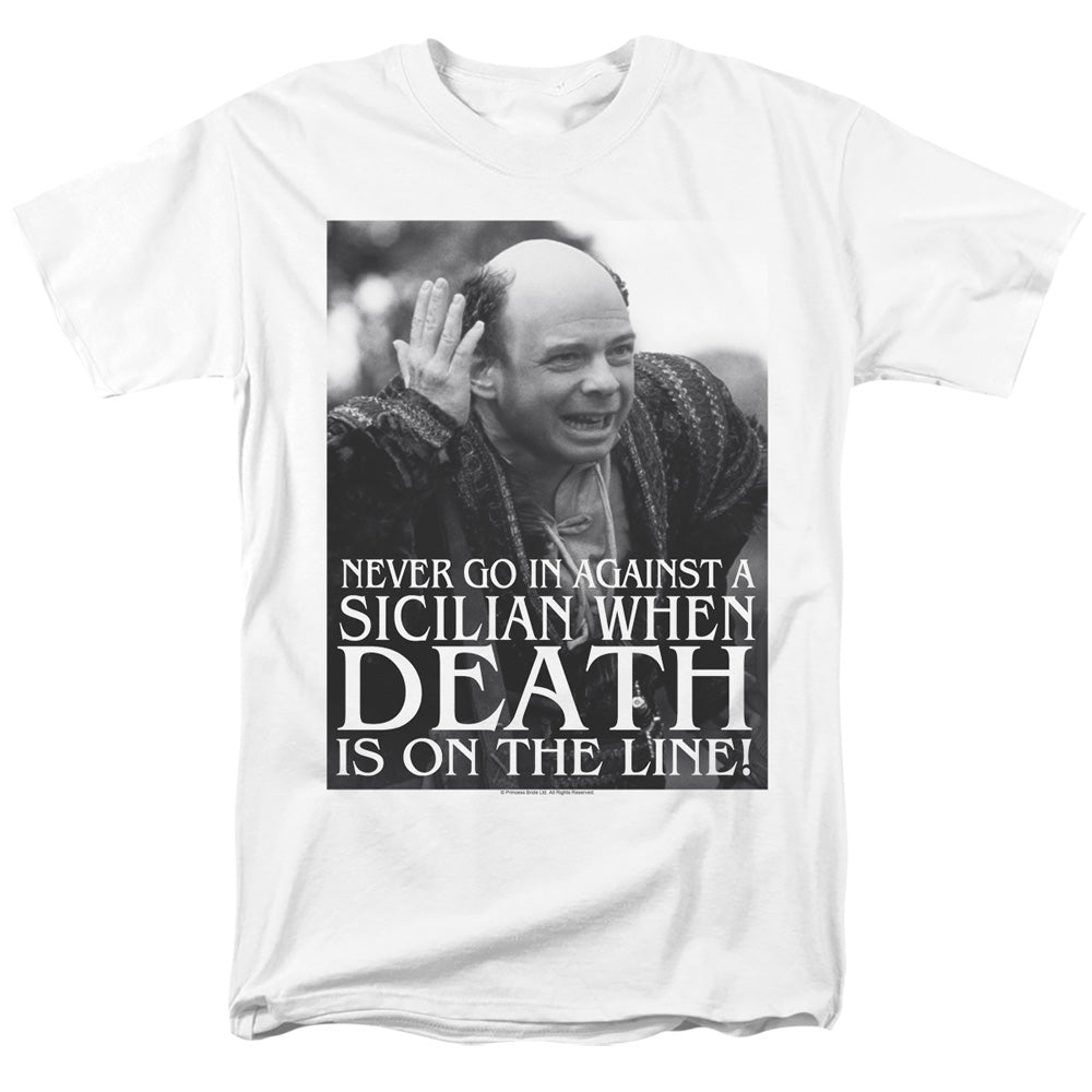 Princess Bride Sicilian Mens T Shirt White Officially Licensed