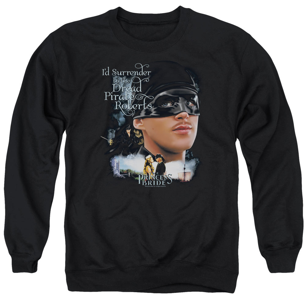 The Princess Bride Surrender Mens Crewneck Sweatshirt Black Officially Licensed