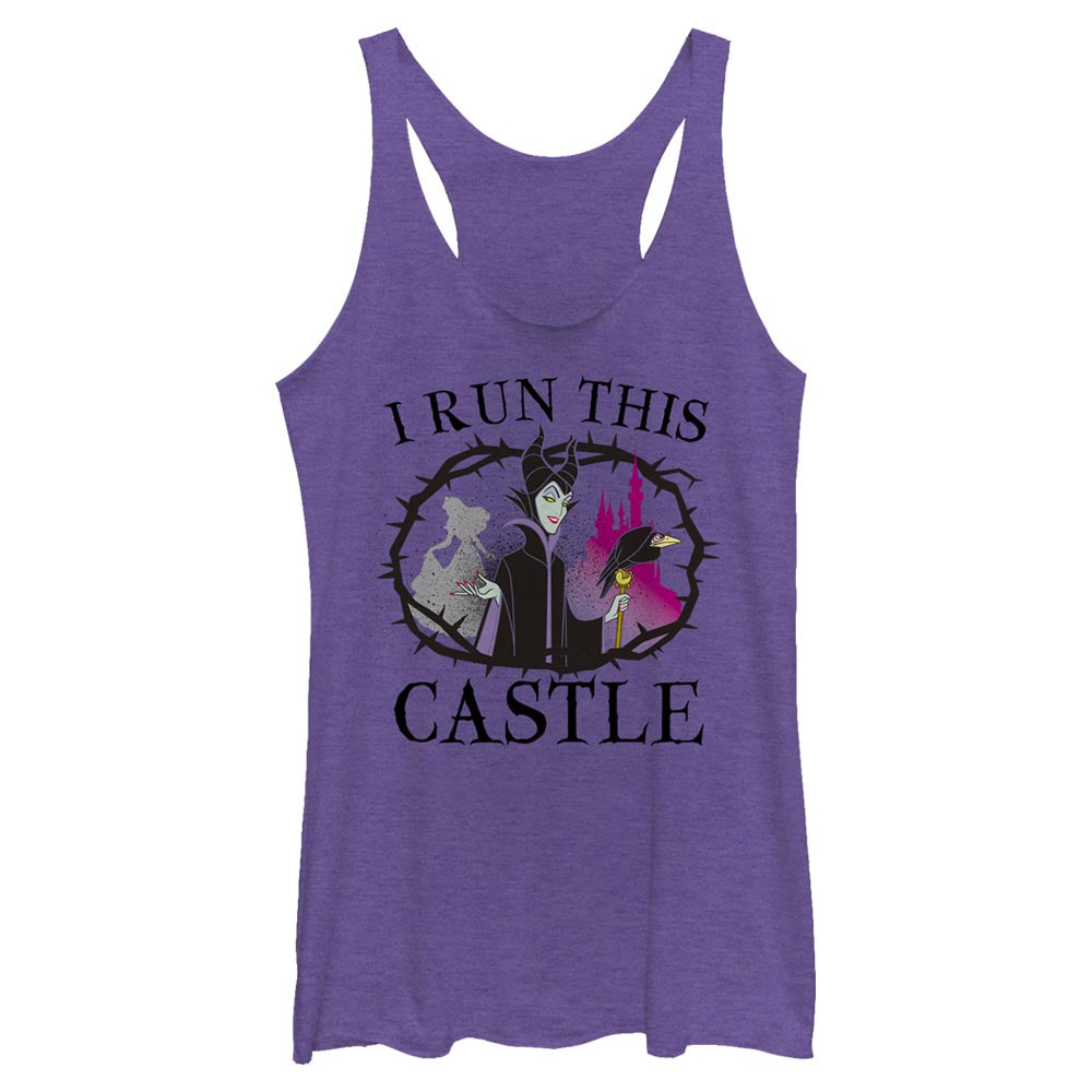 Disney I Run This Castle Juniors Tank Top Shirt