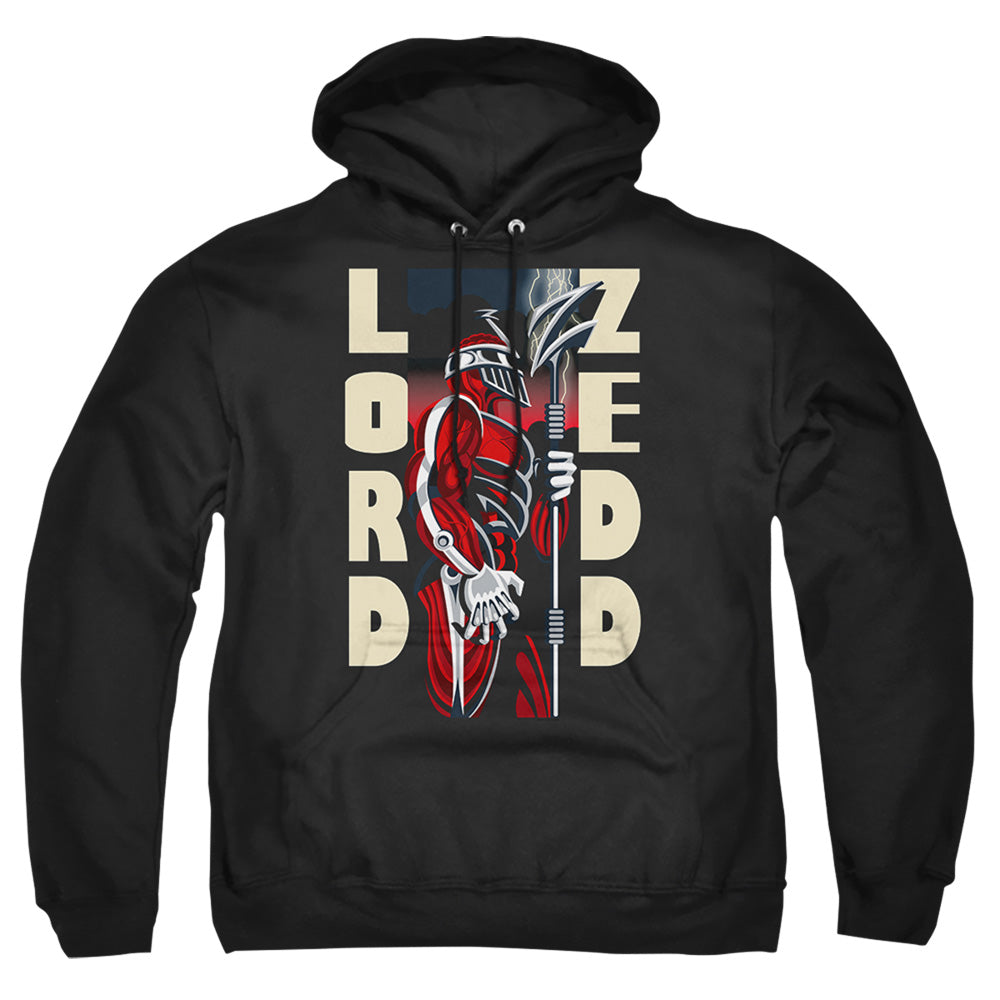 Power Rangers Zedd Deco Mens Hoodie Black Officially Licensed