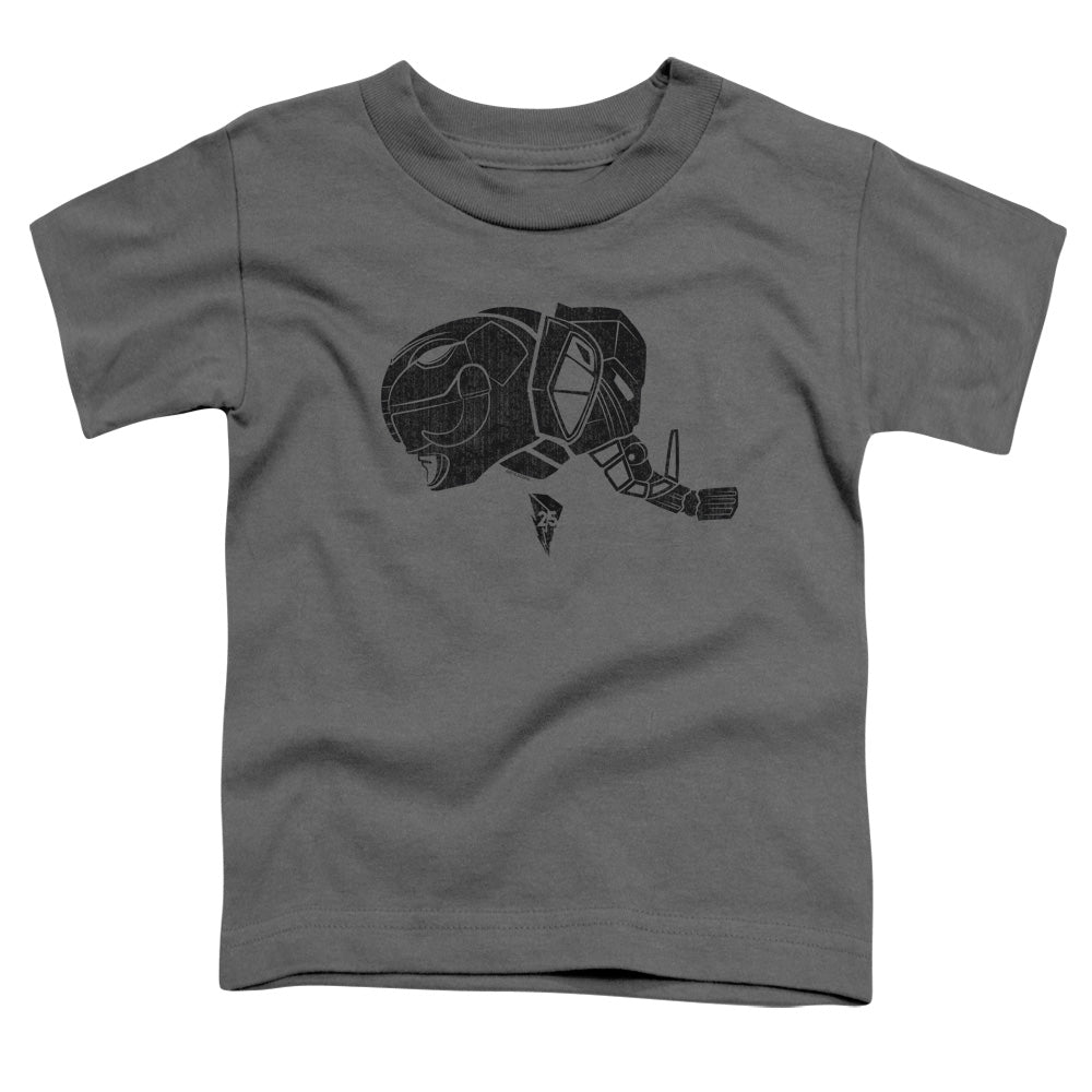 Power Rangers Black Toddler Kids Youth T Shirt Charcoal Officially Licensed