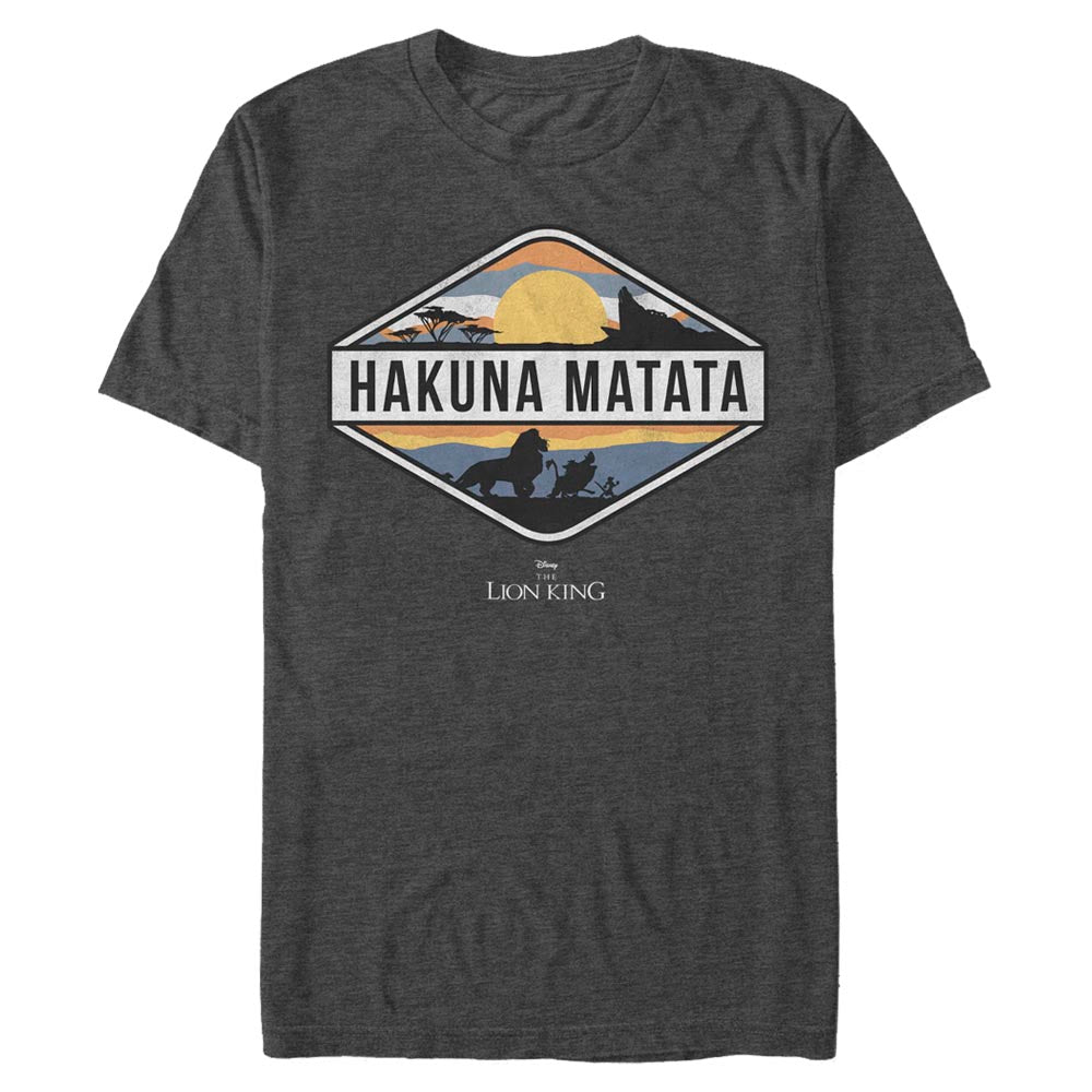 Disney Hakuna Matata Emblem Mens T Shirt