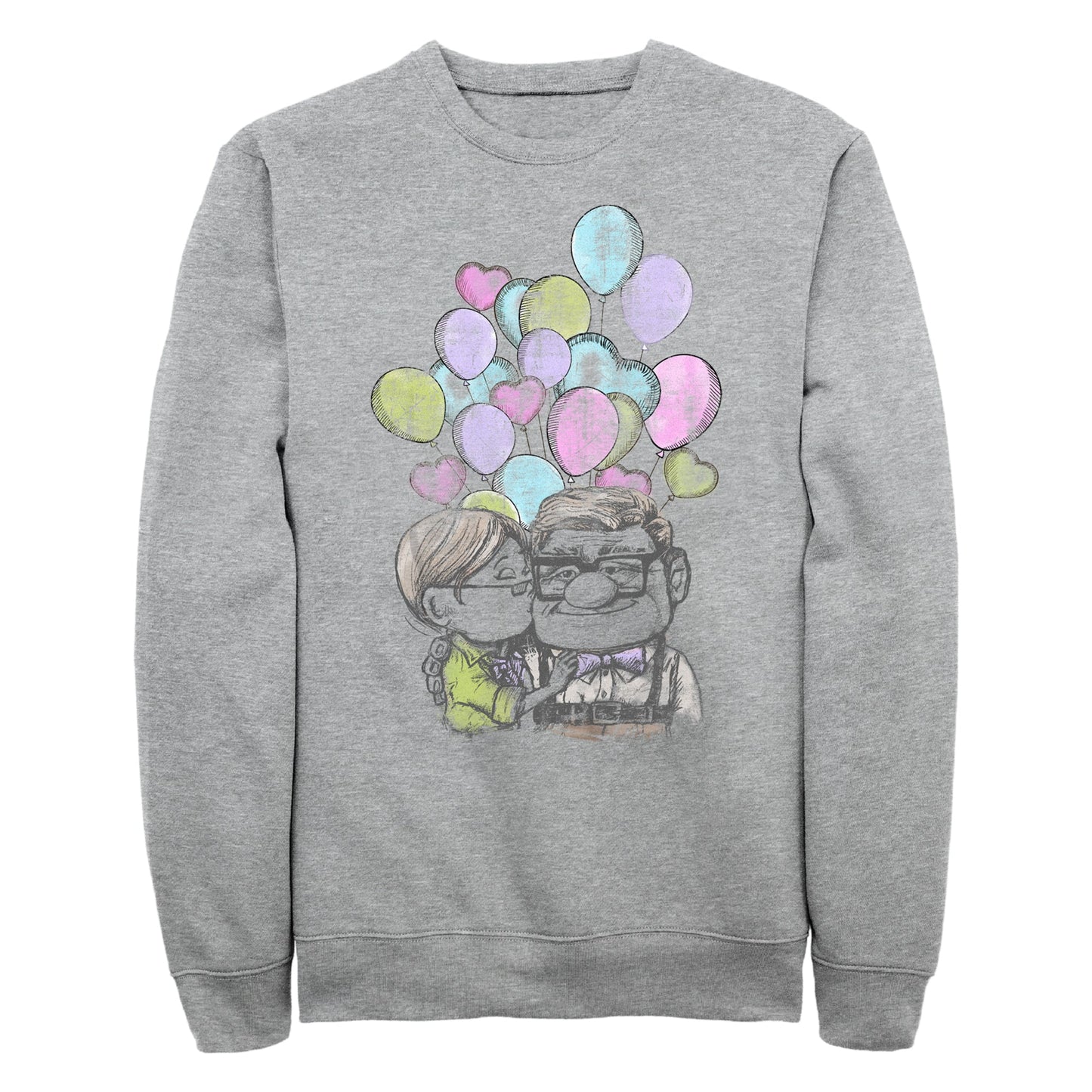 Pixar Love Up Mens Crewneck Sweatshirt
