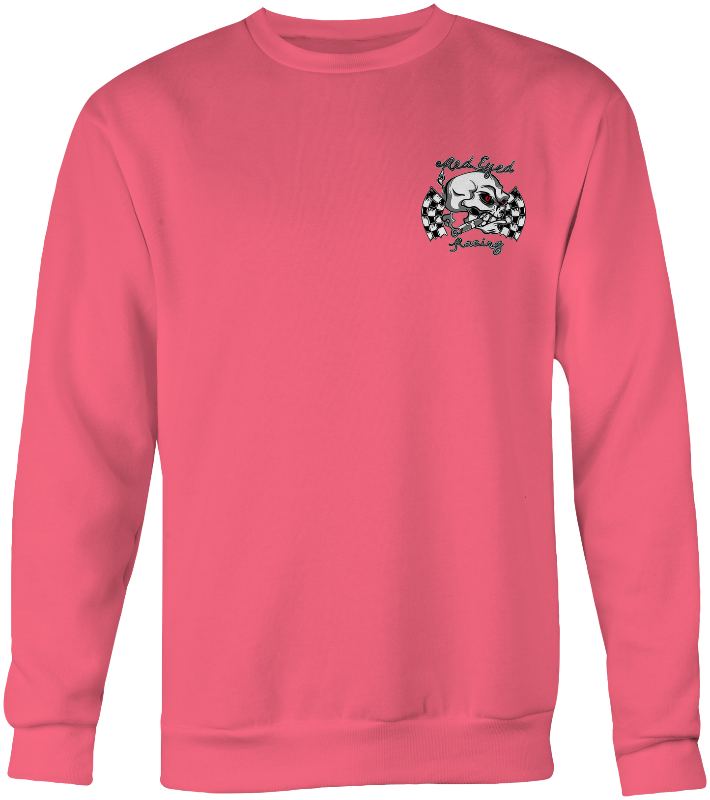 Red Eyed Racing Crewneck Sweatshirts