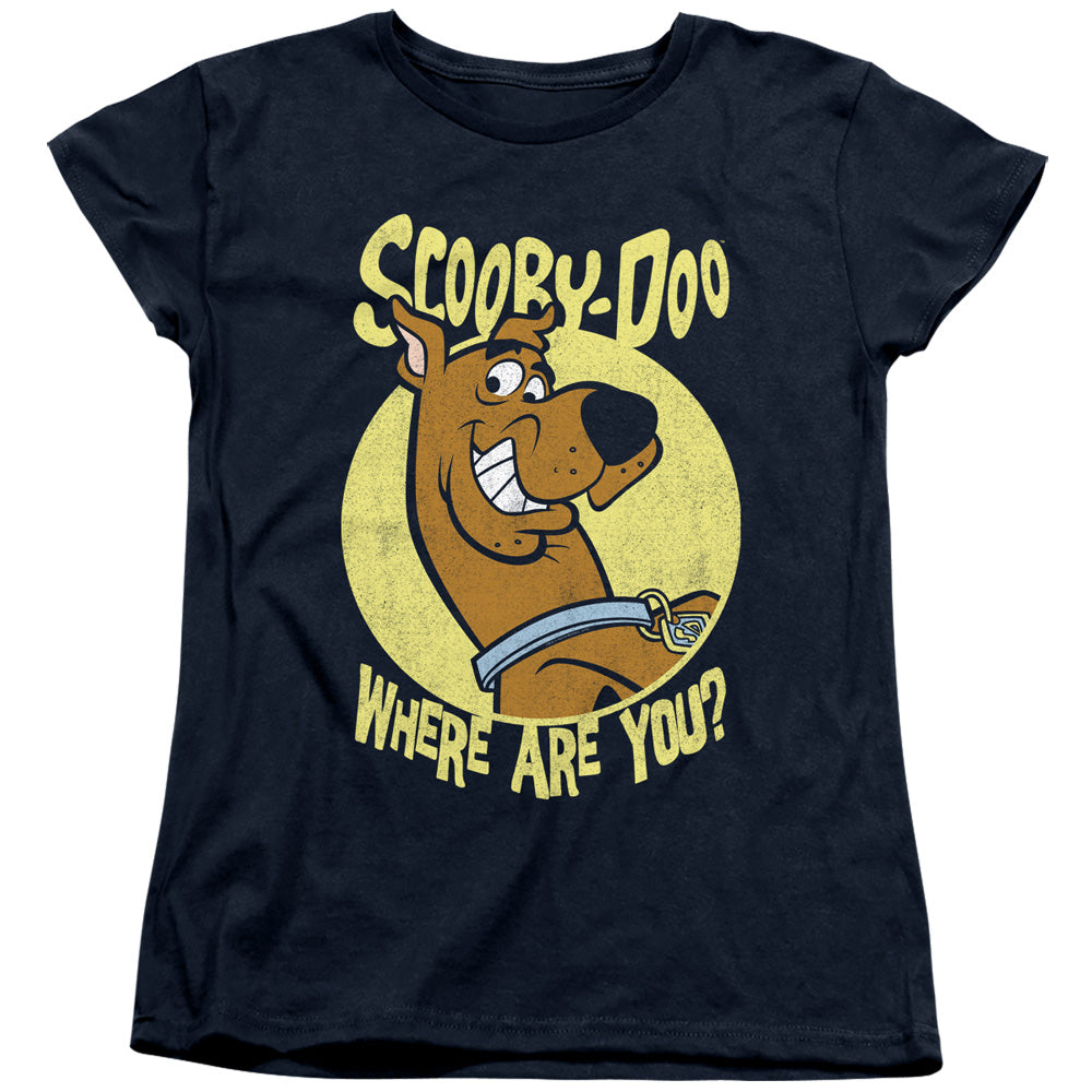 Scooby Doo Where Are You Womens T Shirt Navy Blue Officially Licensed