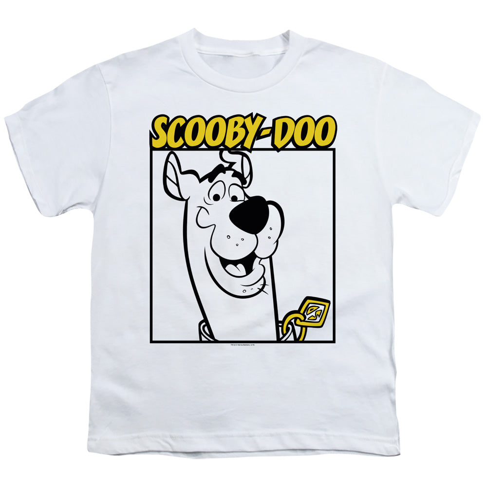 Scooby Doo Scooby Square Kids Youth T Shirt White Officially Licensed