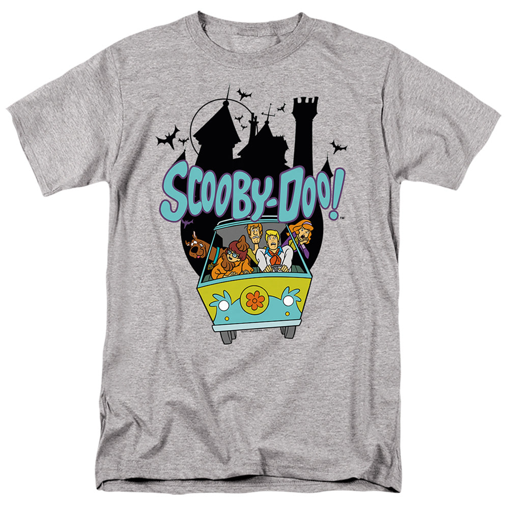 Scooby Doo! Drive! Mystery Machine Mens T Shirt Athletic Heather Officially Licensed