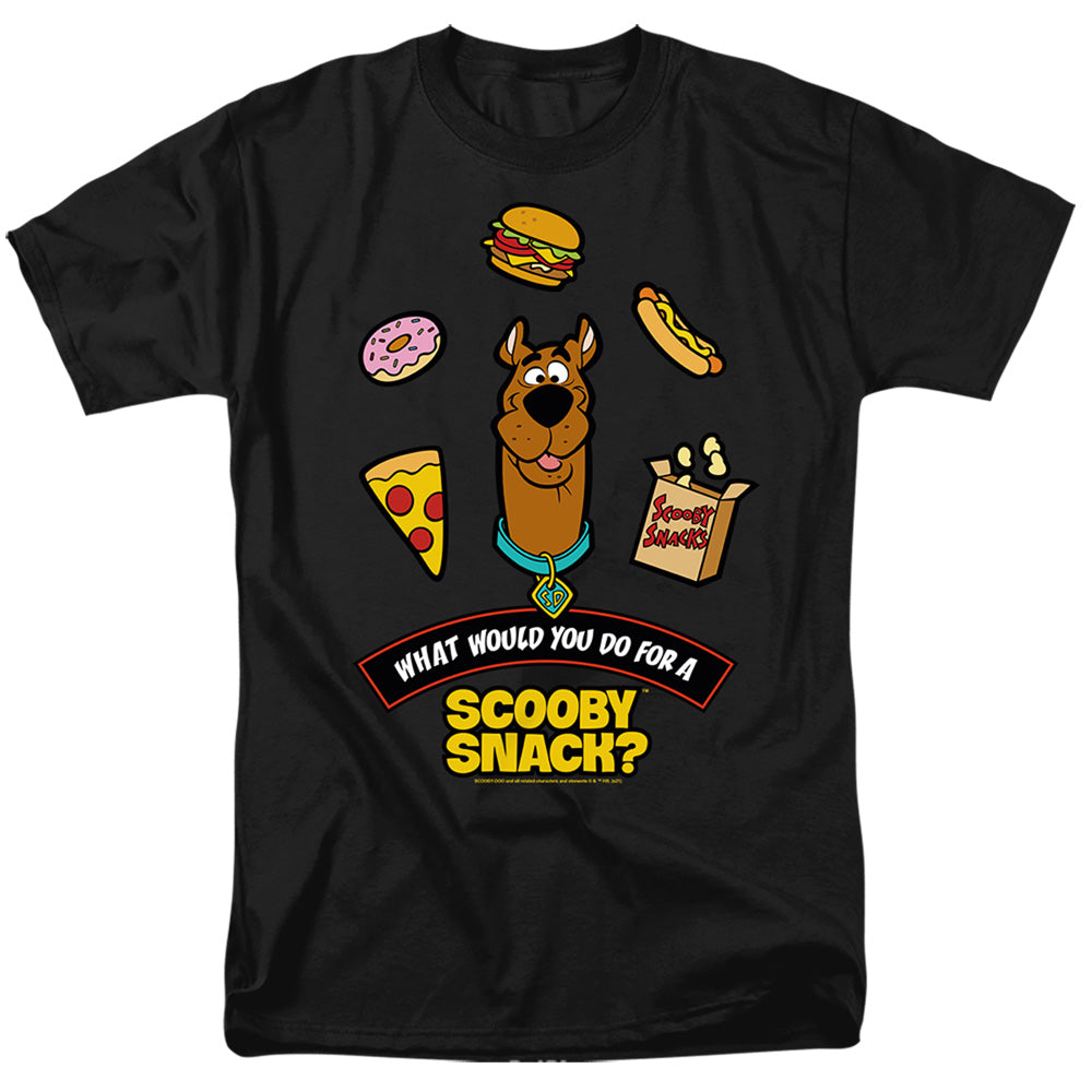 Scooby Doo! Wwyd For A Scooby Snack? Mens T Shirt Black Officially Licensed