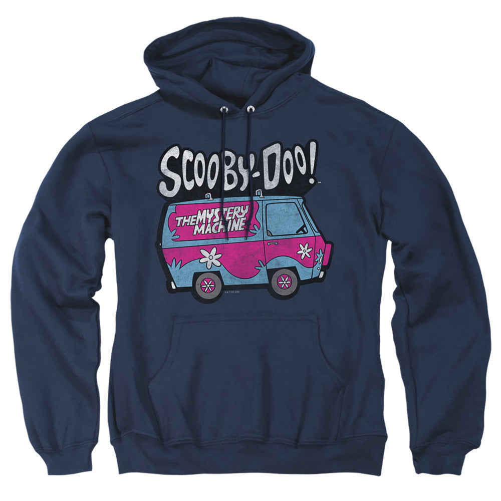Scooby Doo! Mystery Machine 1 Mens Hoodie Navy Officially Licensed